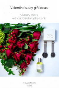 A luxurious valentine's day gift guide that doesn’t break the bank: jewels wint Mejuri, flowers with Bouquet Bar, fine perfume with Le Labo and lingerie with Maison Lejaby. Now on Houseofcomil.com.