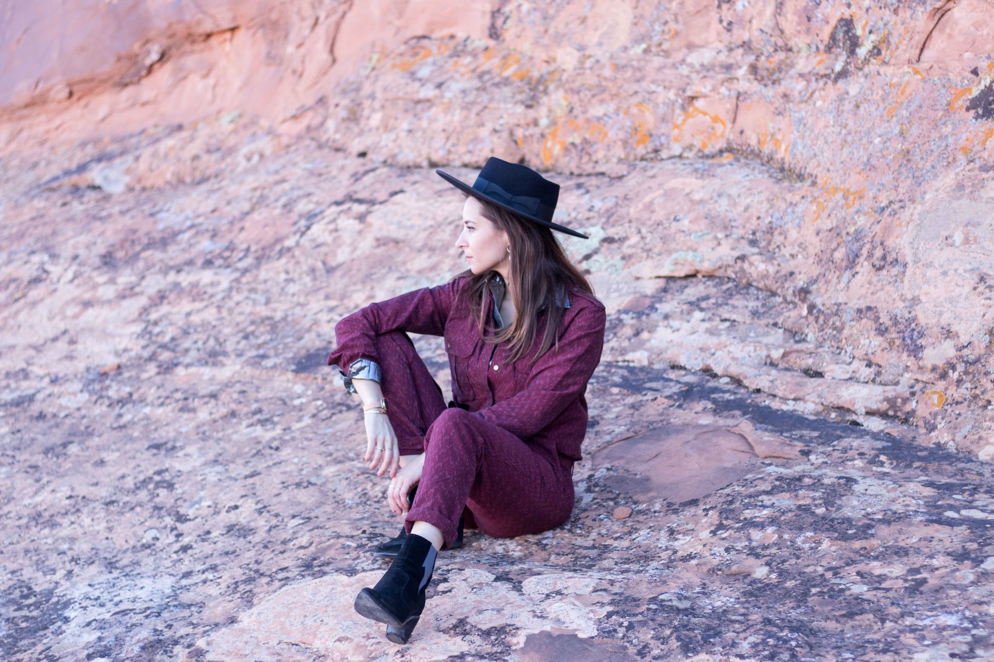 BILLIE JUMPSUIT FABRIC HUNTED AND COLLECTED - ETHICAL FASHION - ARCHES - From Las Vegas to Moab: 5 tips for your road trip: Bryce Canyon, Arches National Park, Canyonlands national park