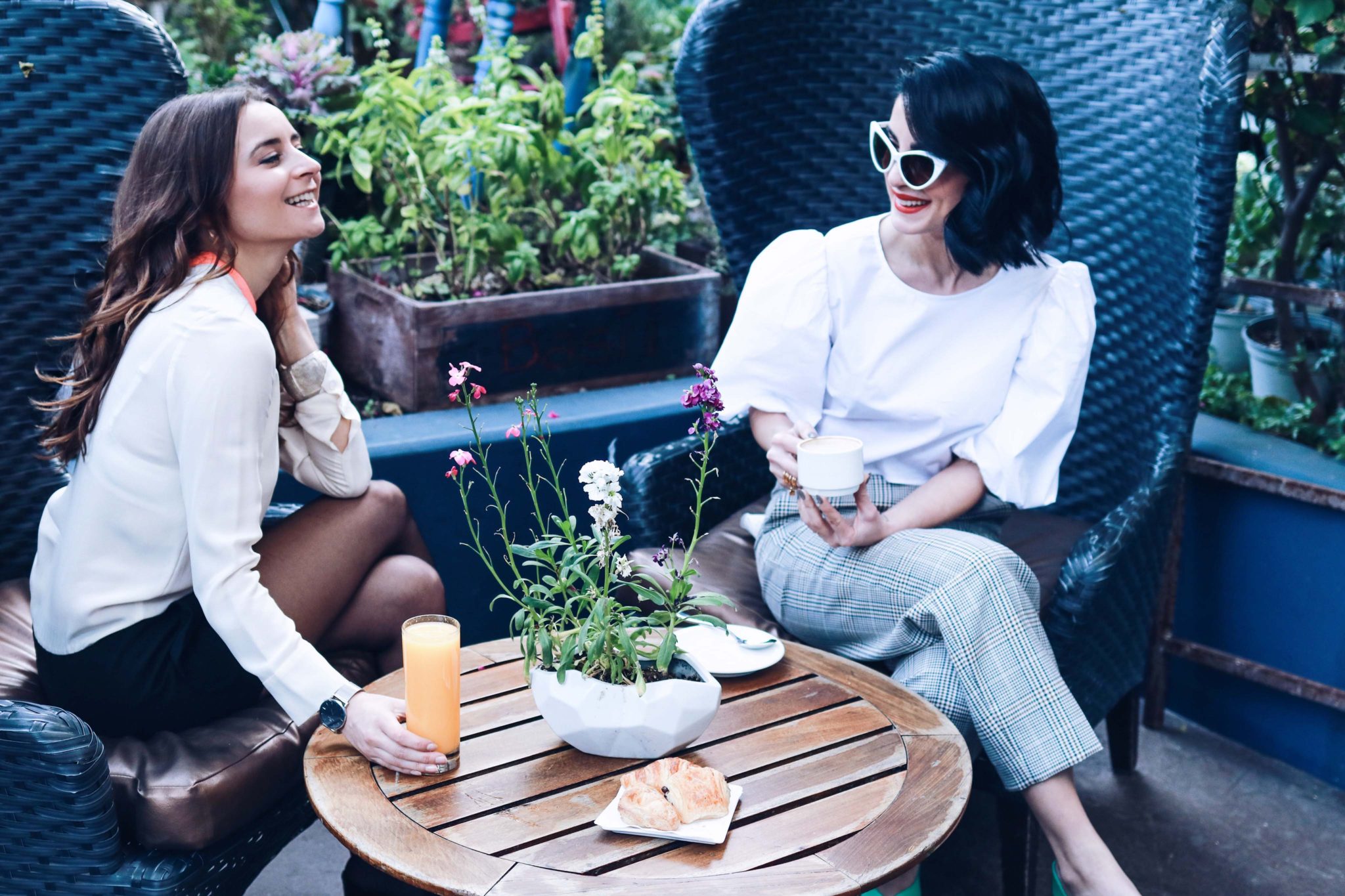 Best Brunch Place in LA: Sofitel Los Angeles at Beverly Hills: A French Brunch in an intimate patio - Galentine's day idea in Los Angeles