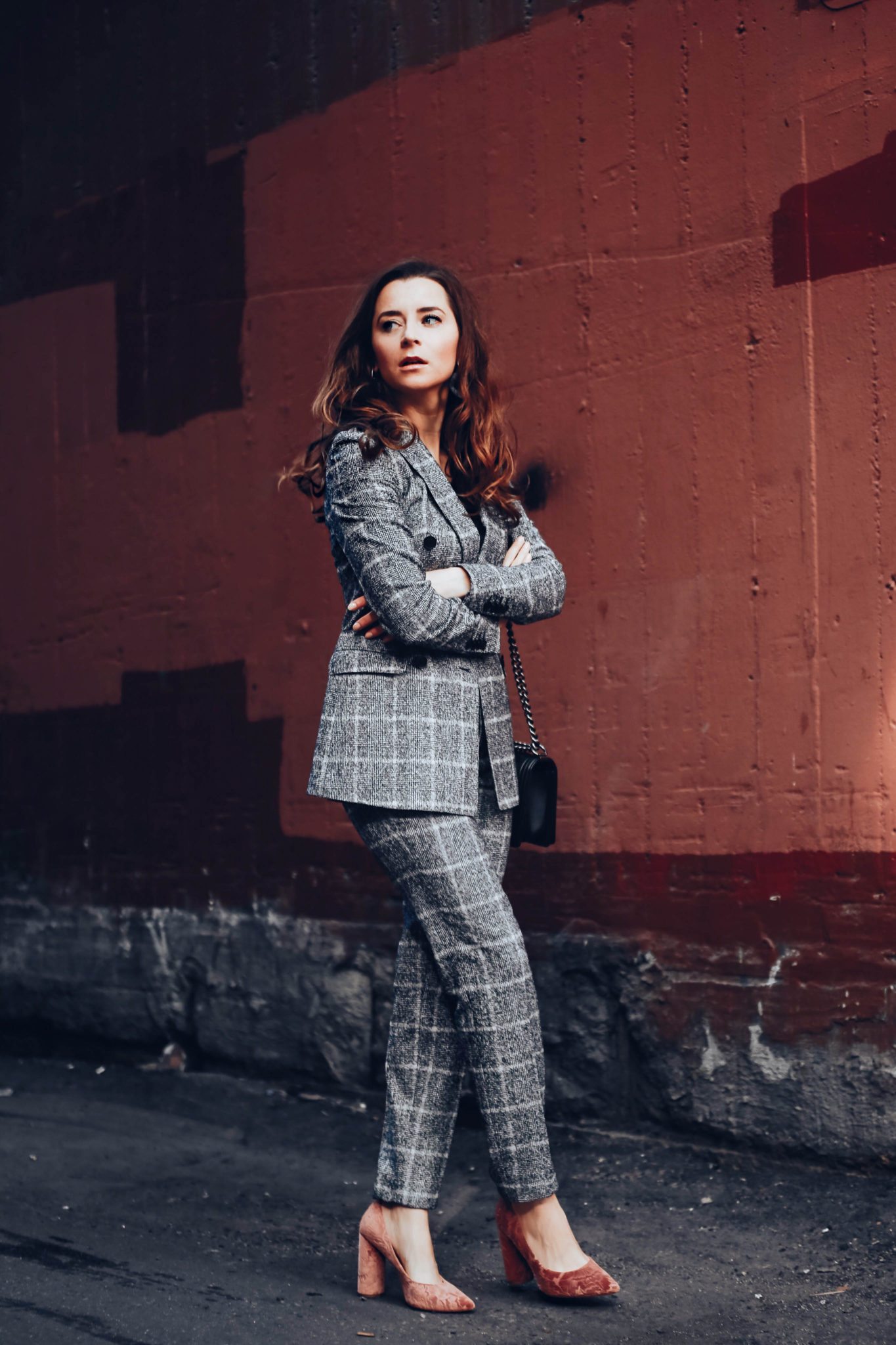 Check shop suit womens