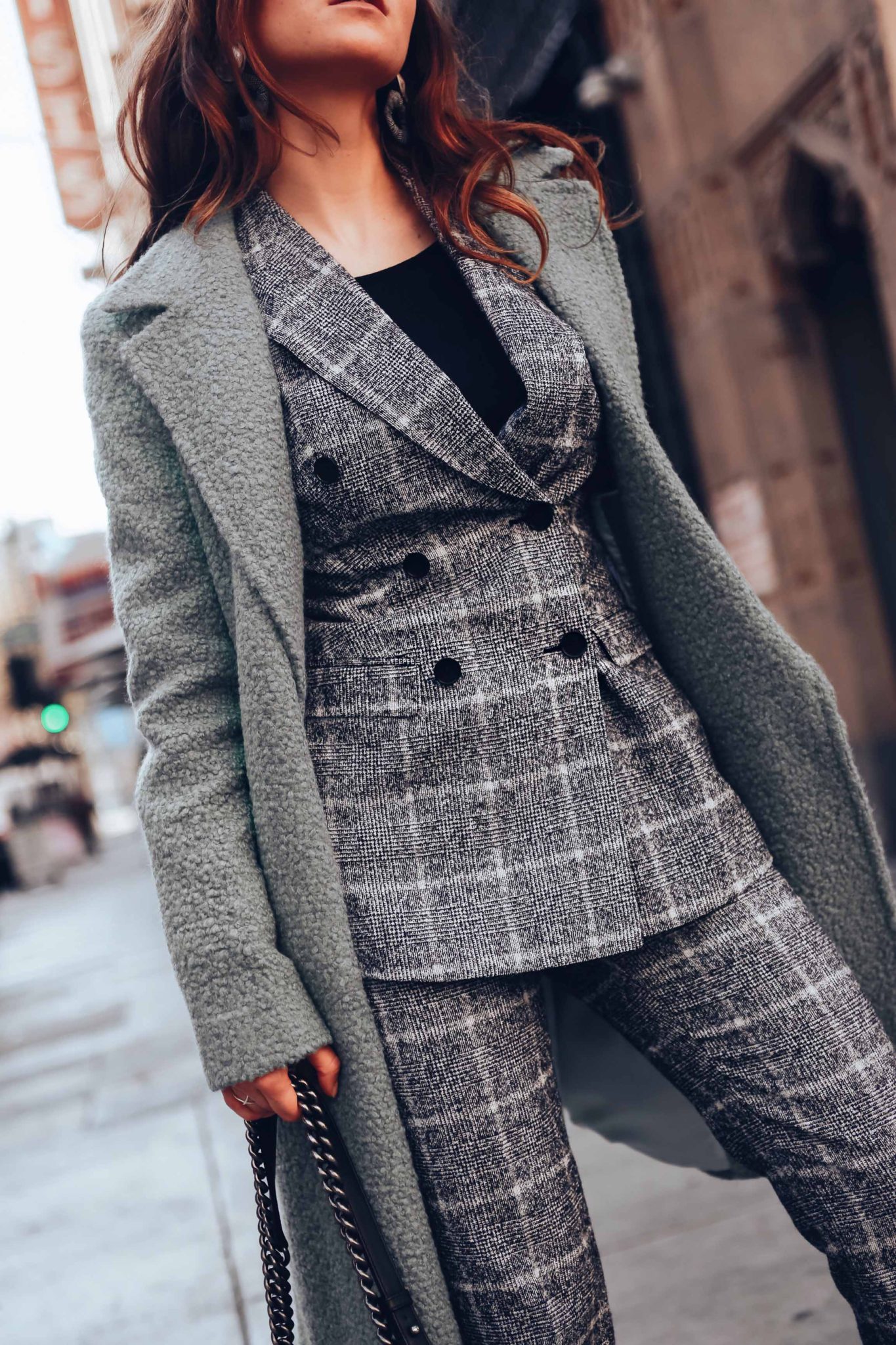 How to wear the business suits for women - Where to buy women suits: SuiStudio review and Check suits trend on Houseofcomil.com. Suits styled by Julia Comil French Fashion Blogger in Los Angeles