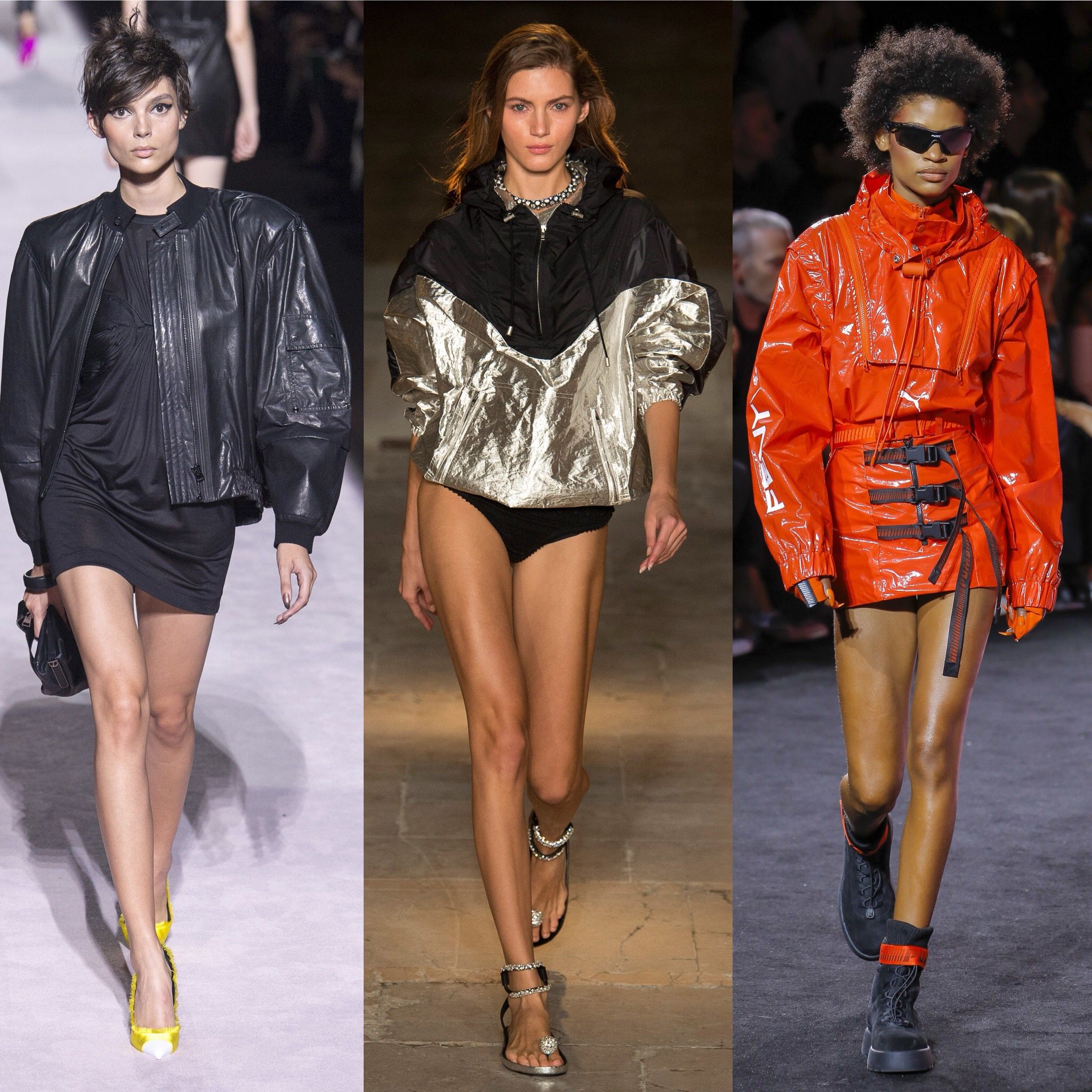 Spring 2018 Trends: Fashion Week coverage - Spring 2018 outwear - Tom Ford - Fenty x Puma - Isabel Marant. More spring 2018 fashion week coverage on Houseofcomil.com. Pictures from Vogue