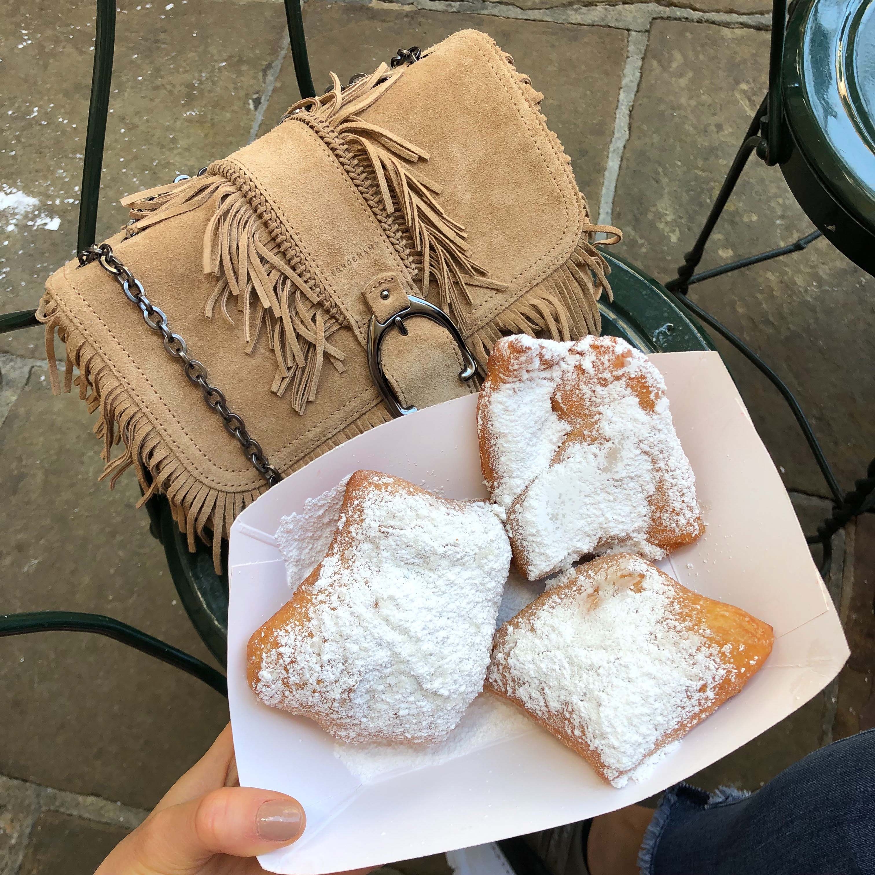 Cafe Beignet food in New Orleans - French Quarter - New Orleans Travel Guide - NOLA City guide - by fashion blogger Julia Comil