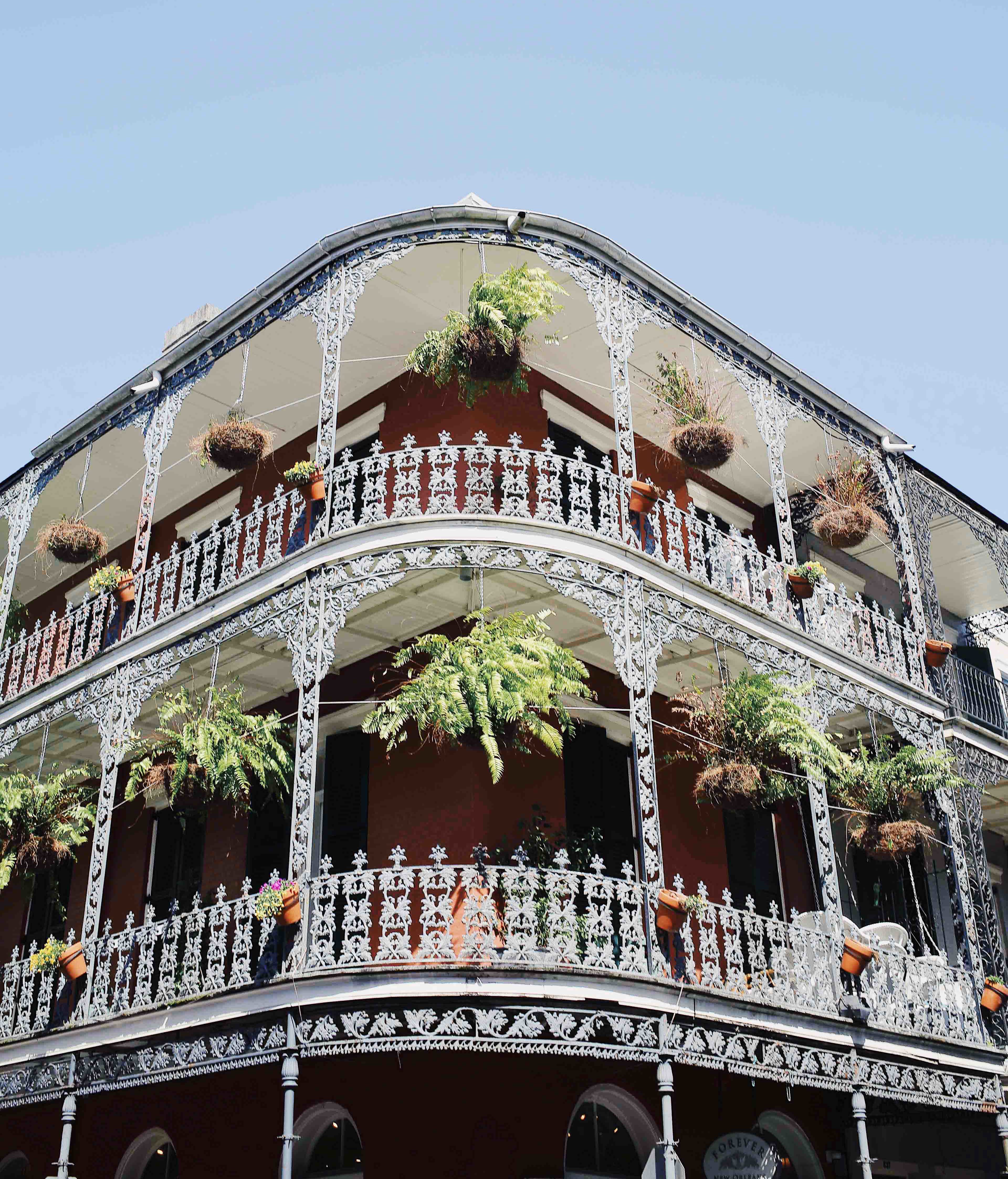 Urban Jungle Spanish architecture visit of the French Quarter in New Orleans - Visit of the French Quarter in New Orleans - Horse French Quarter New Orleans Travel Guide - NOLA City guide - by fashion blogger Julia Comil