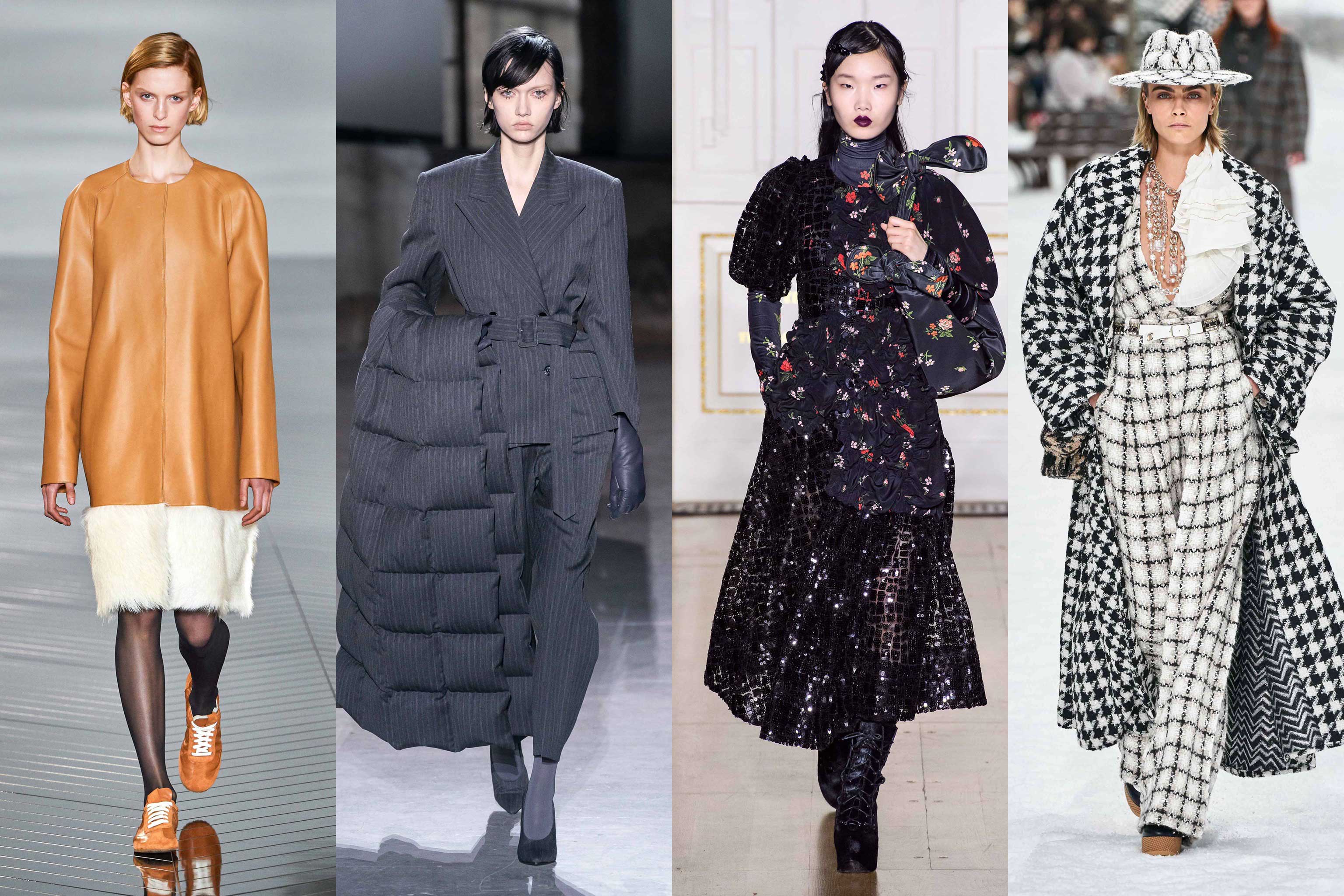 2019 Fall Winter Fashion Trends fall / 2019 fashion week report. Discover the biggest fall winter 2019 trends from New York, London, Milan and Paris fashion week on Modersvp.com/ Loewe, Dries Van Noten, Simone Rocha, Chanel