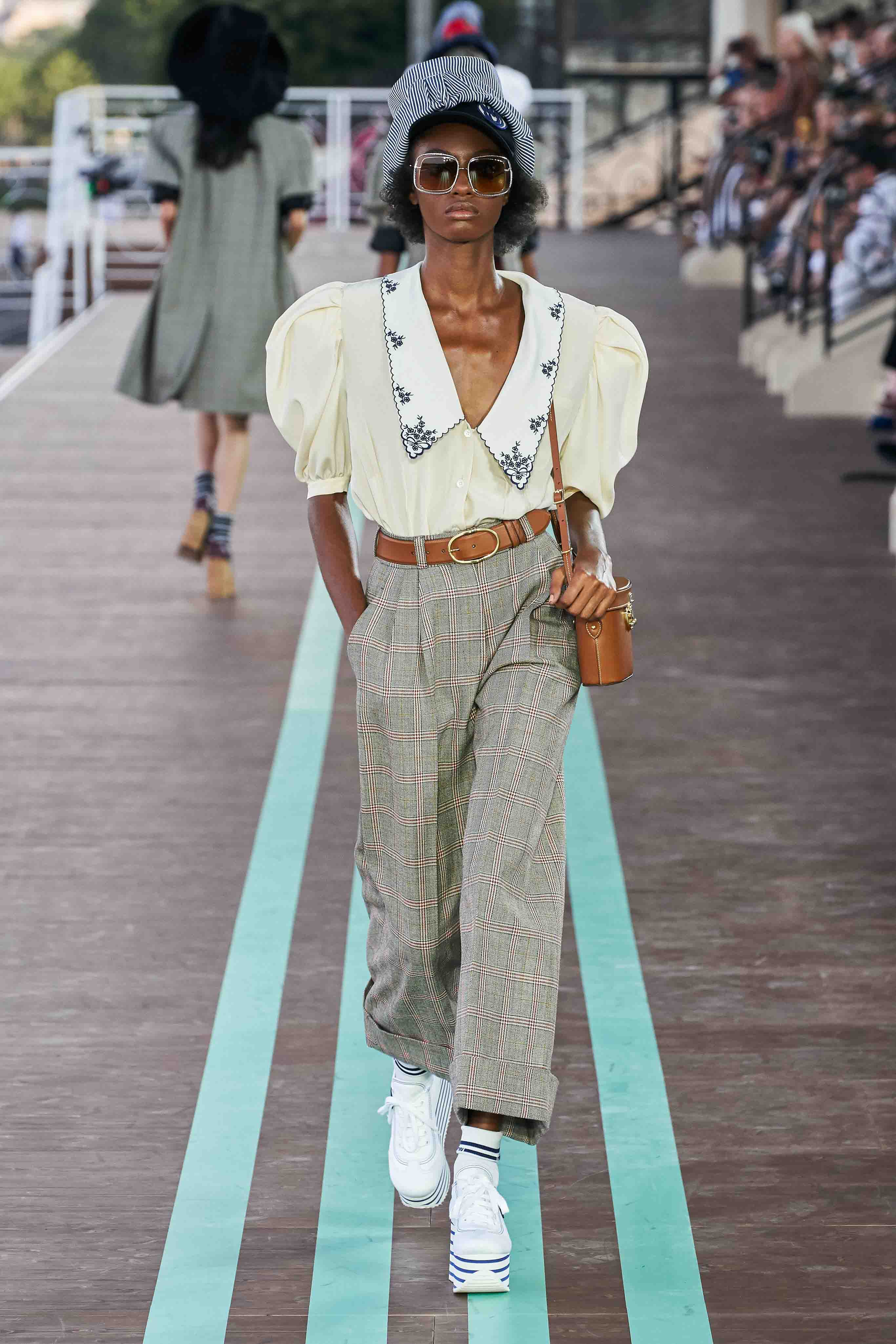 Miu Miu Best trends from the resort 2020 collections vogue bold shoulders