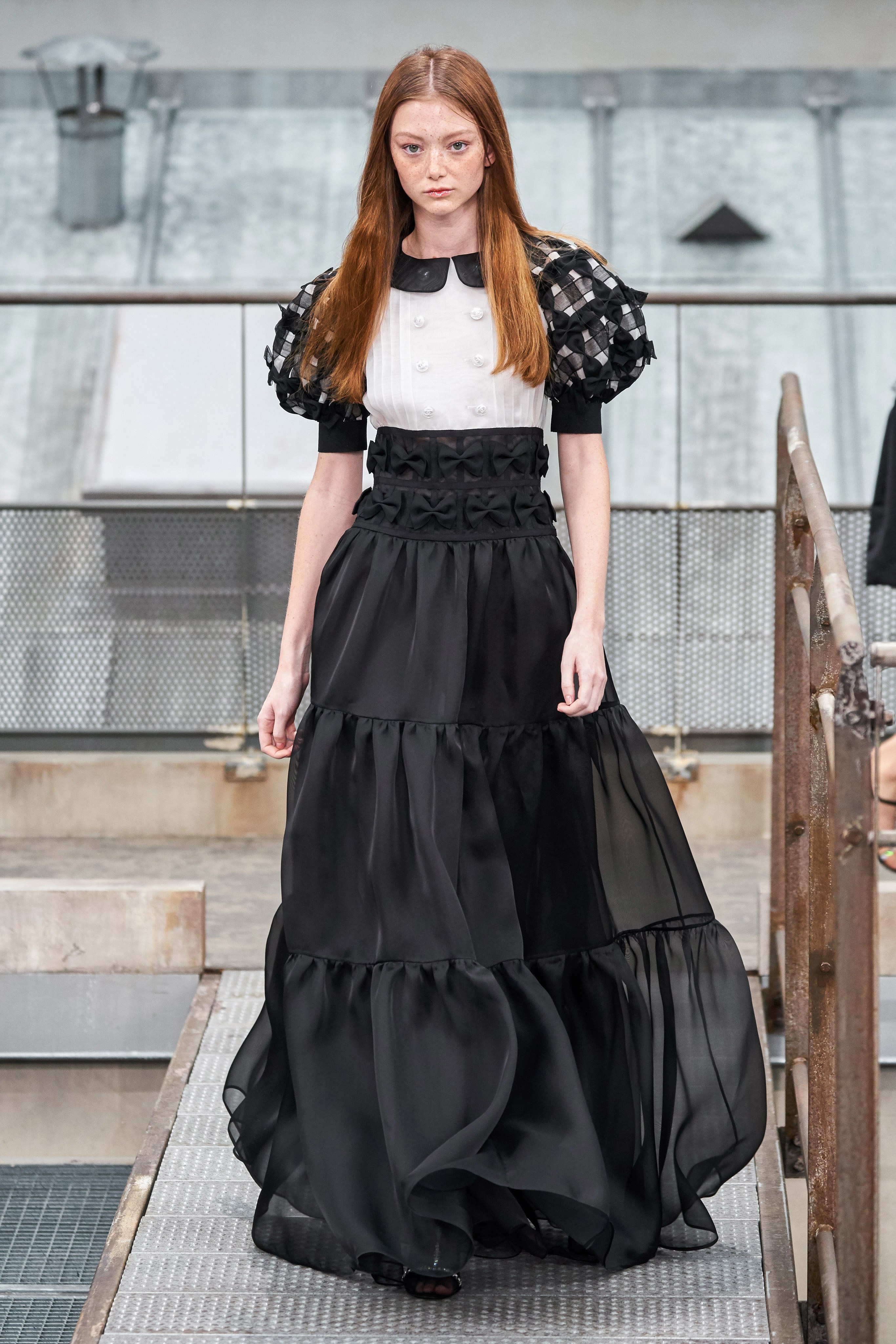 Chanel Spring Summer 2020 SS2020 trends runway coverage Ready To Wear Vogue tier skirt