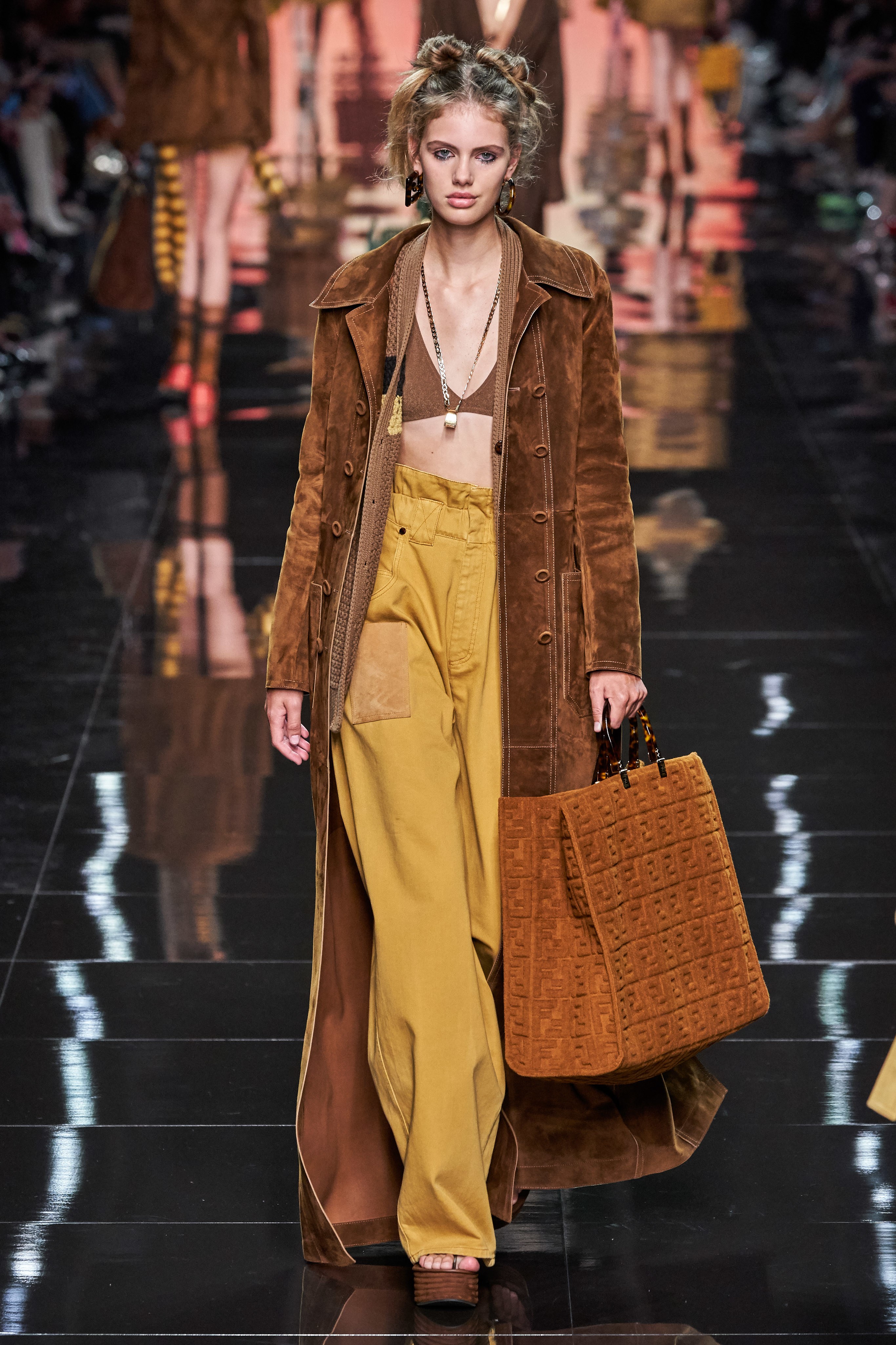 Fendi Spring Summer 2020 SS2020 trends runway coverage Ready To Wear Vogue big bag