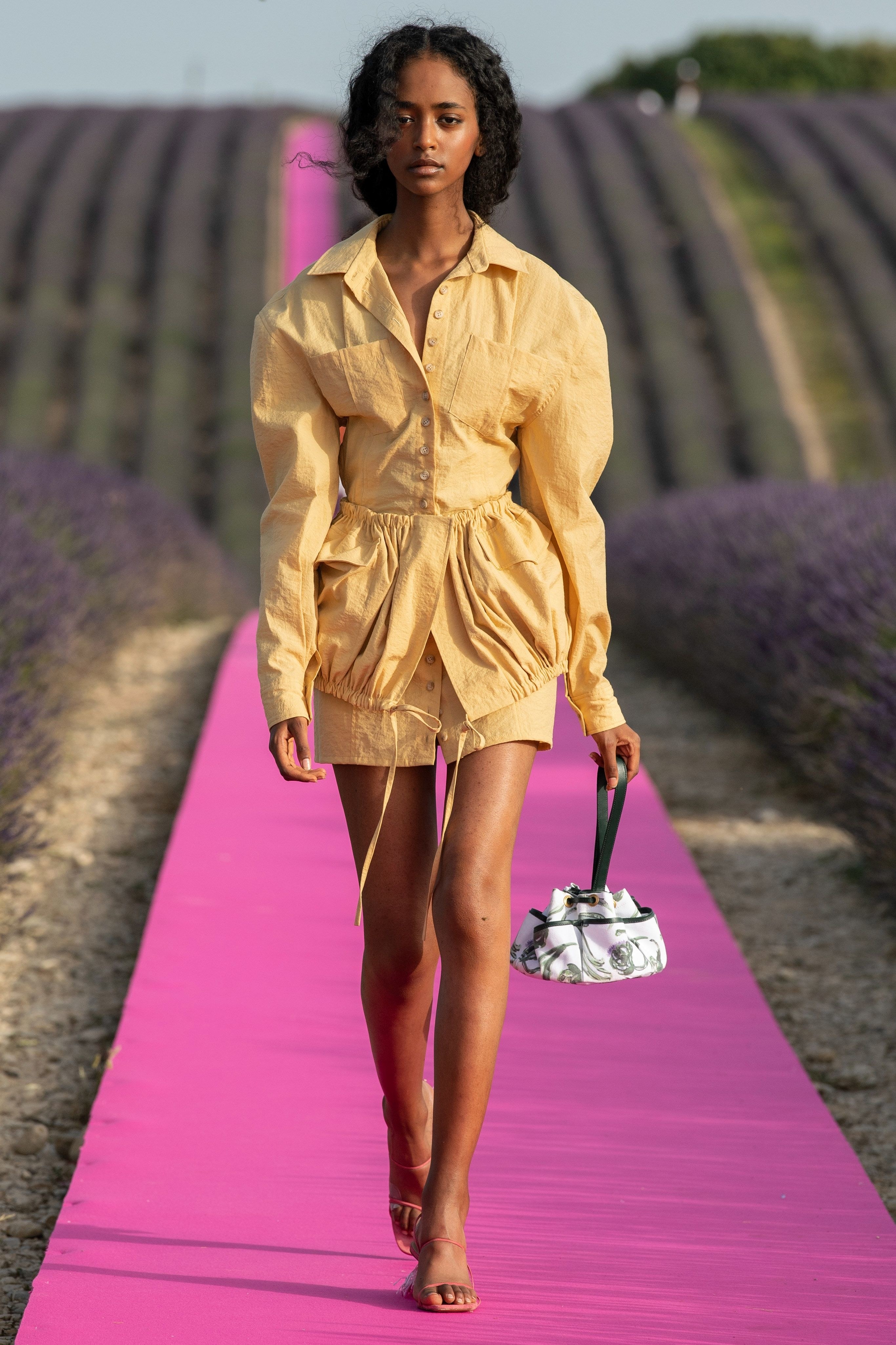 Jacquemus Spring Summer 2020 SS2020 trends runway coverage Ready To Wear Vogue lingerie