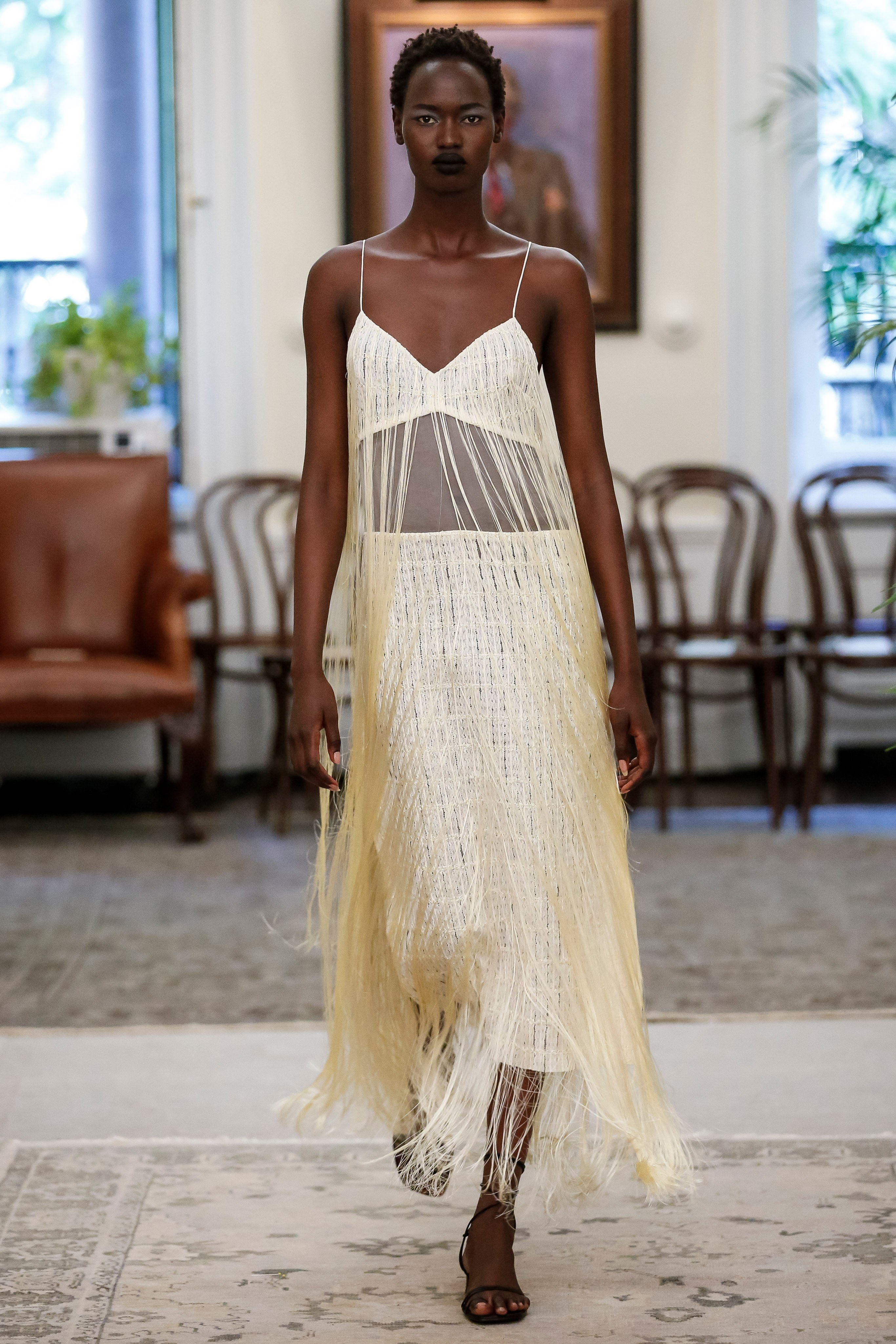 Marina Moscone Spring Summer 2020 SS2020 trends runway coverage Ready To Wear Vogue yellow monochrome