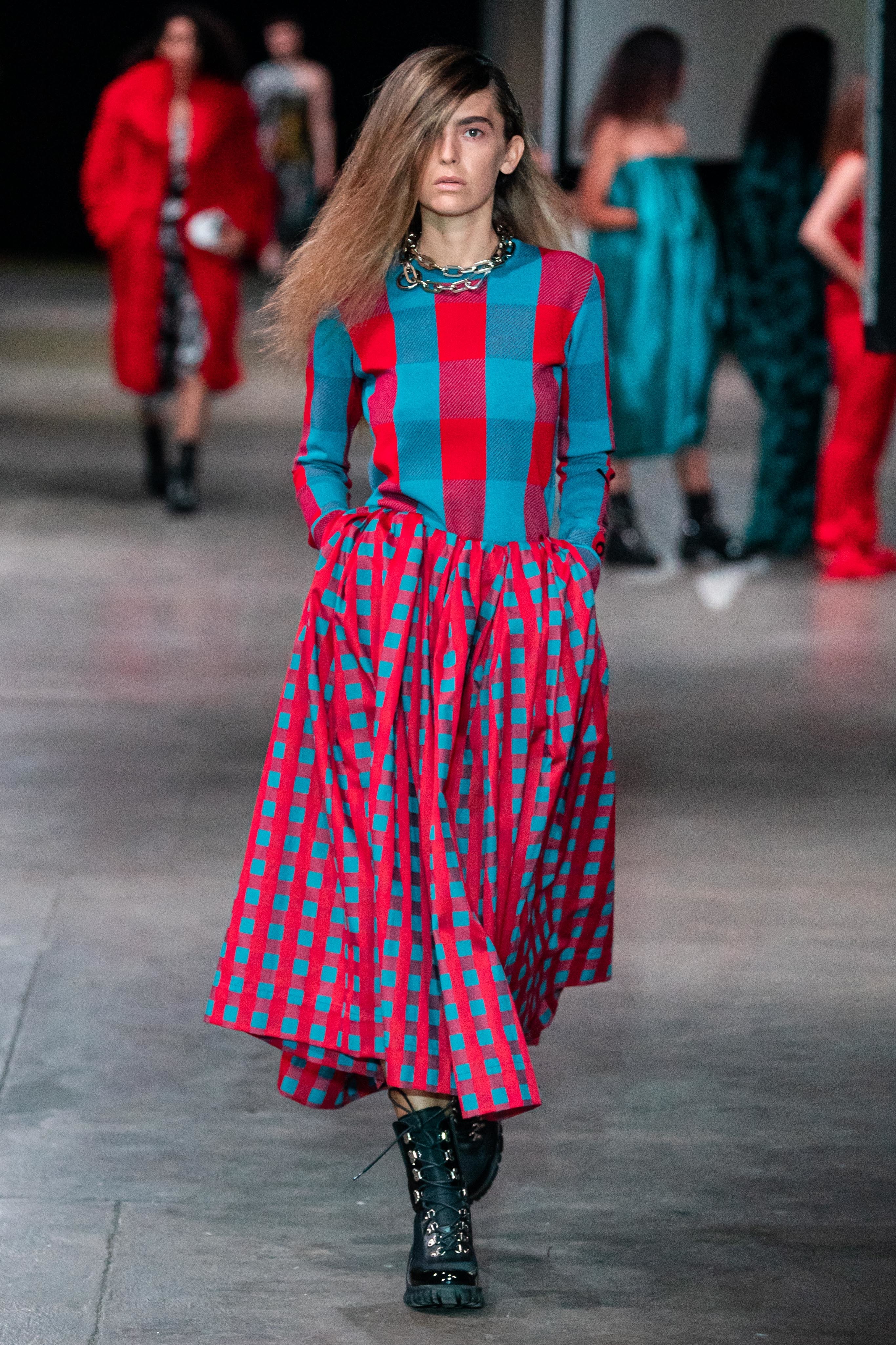 Marques Almeida Spring Summer 2020 SS2020 trends runway coverage Ready To Wear Vogue summer checks