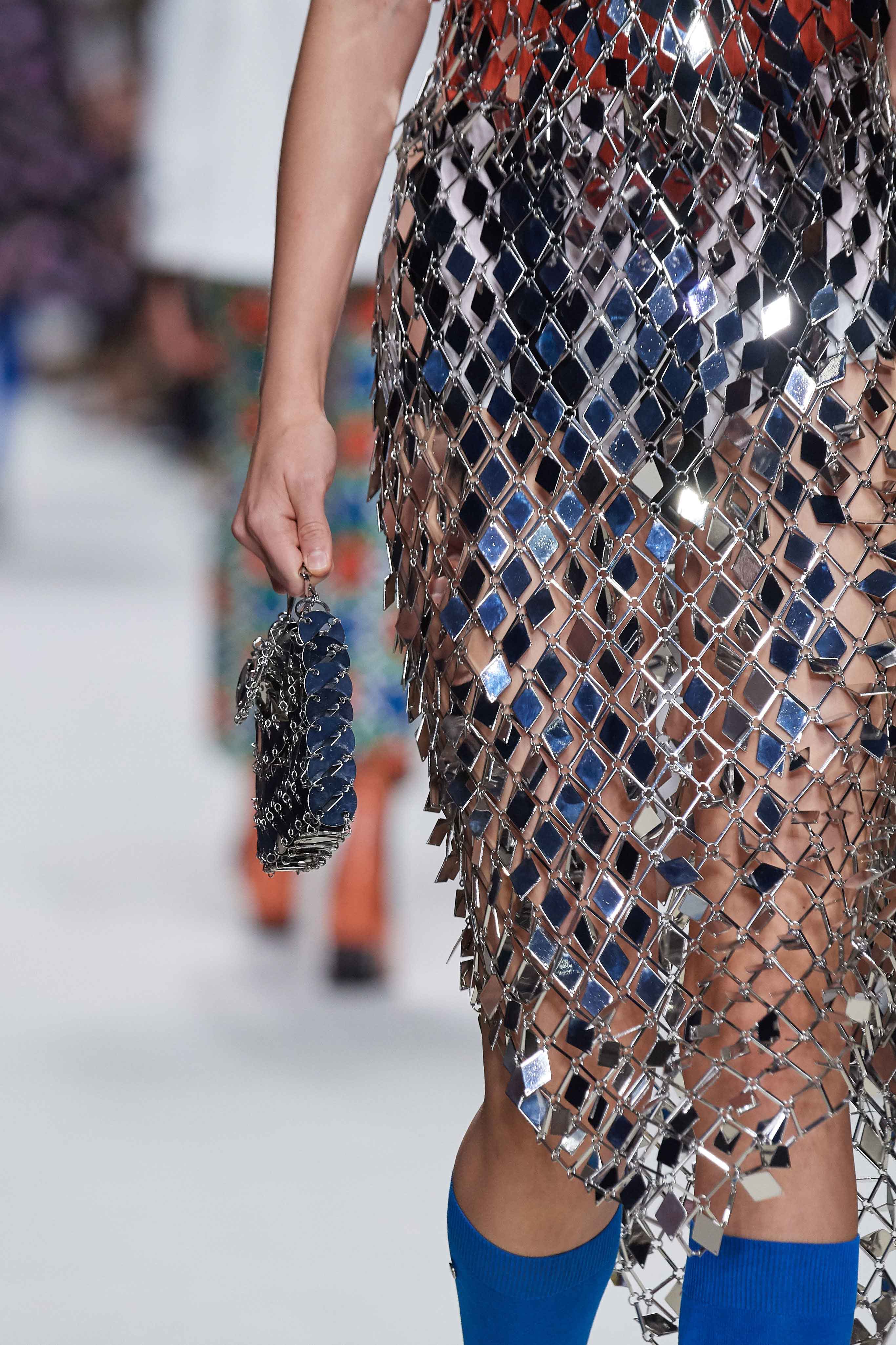 Paco Rabanne Spring Summer 2020 SS2020 trends runway coverage Ready To Wear Vogue details bag