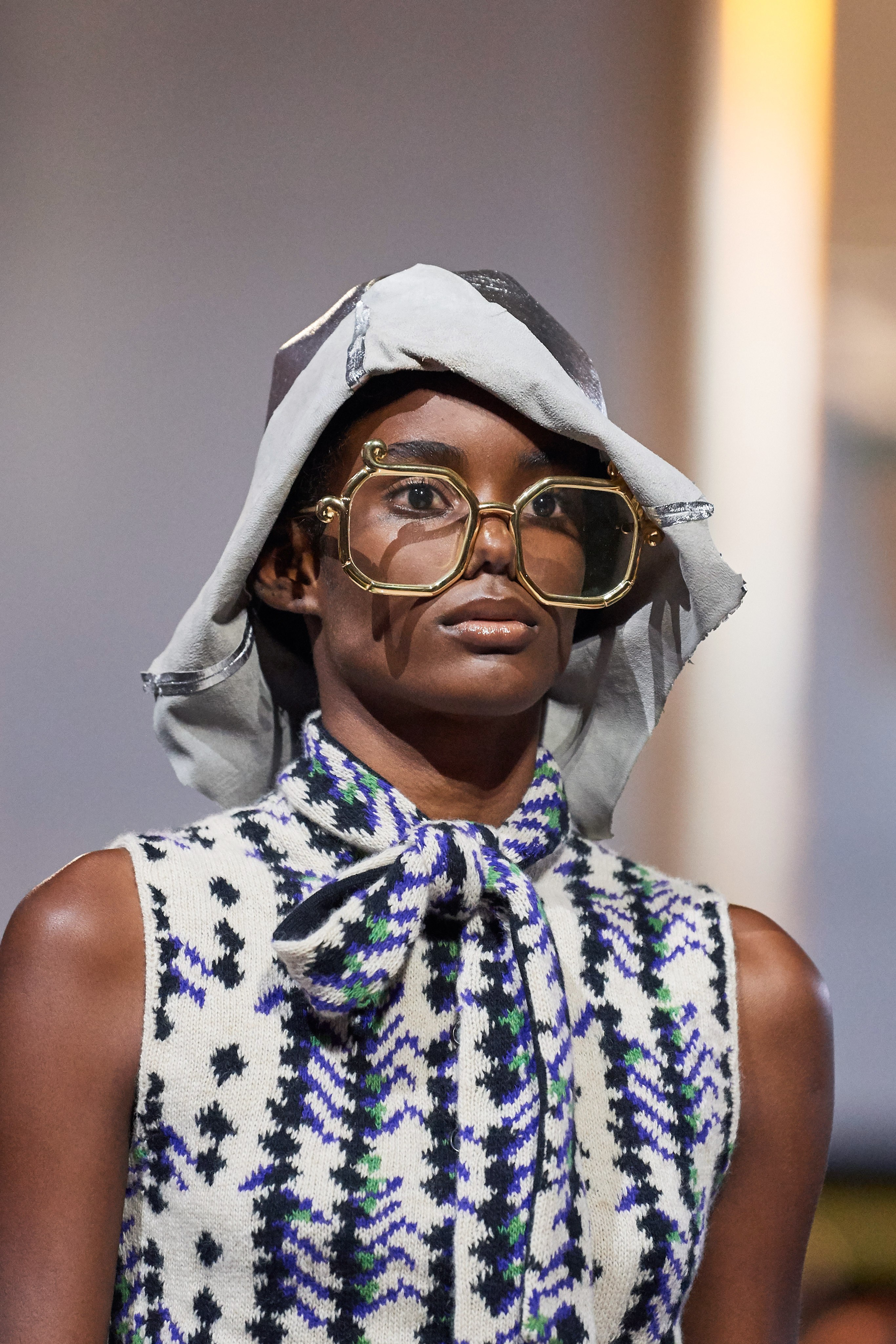 Prada Spring Summer 2020 SS2020 trends runway coverage Ready To Wear Vogue granny sunglasses