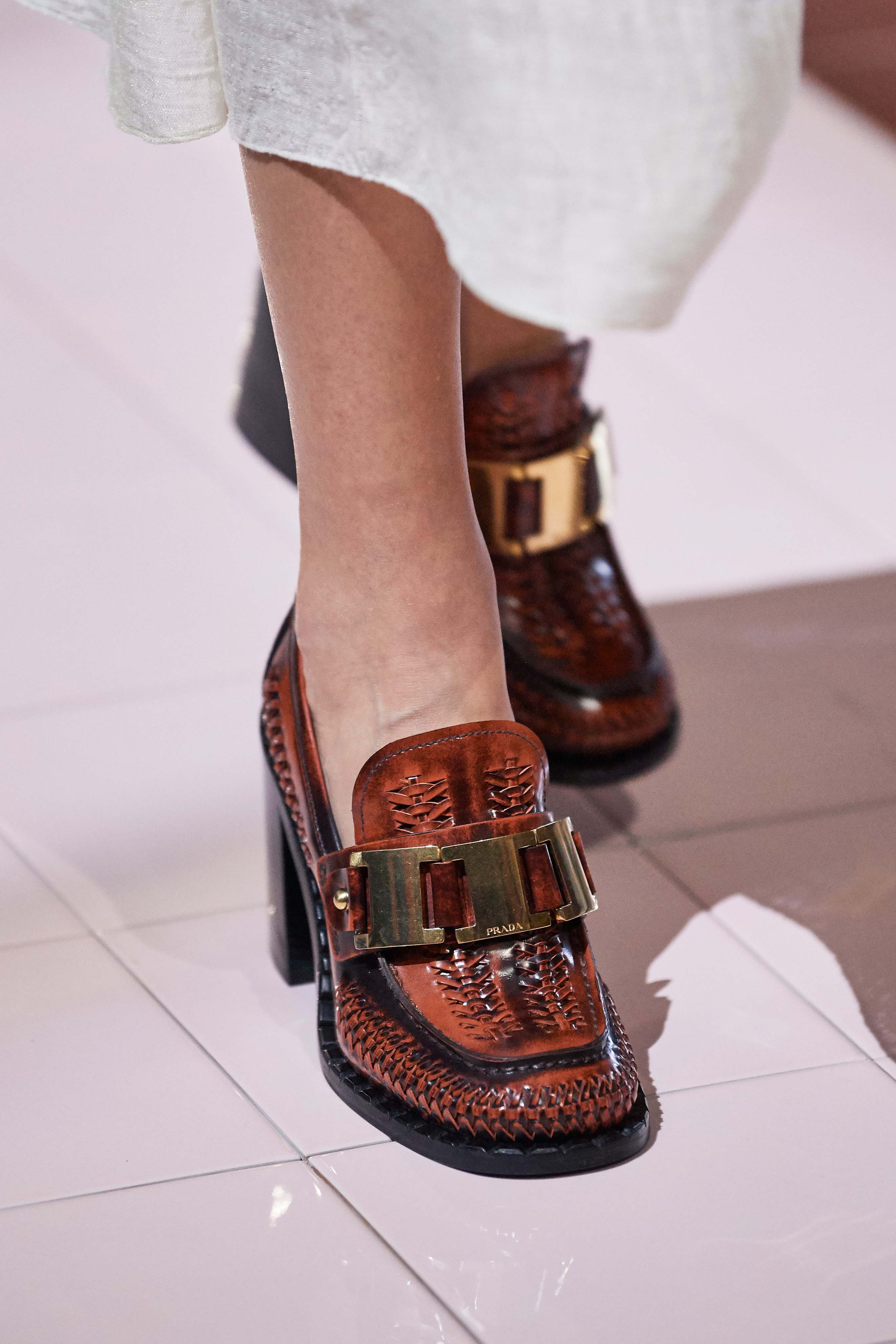 Prada Spring Summer 2020 SS2020 trends runway coverage Ready To Wear Vogue shoes