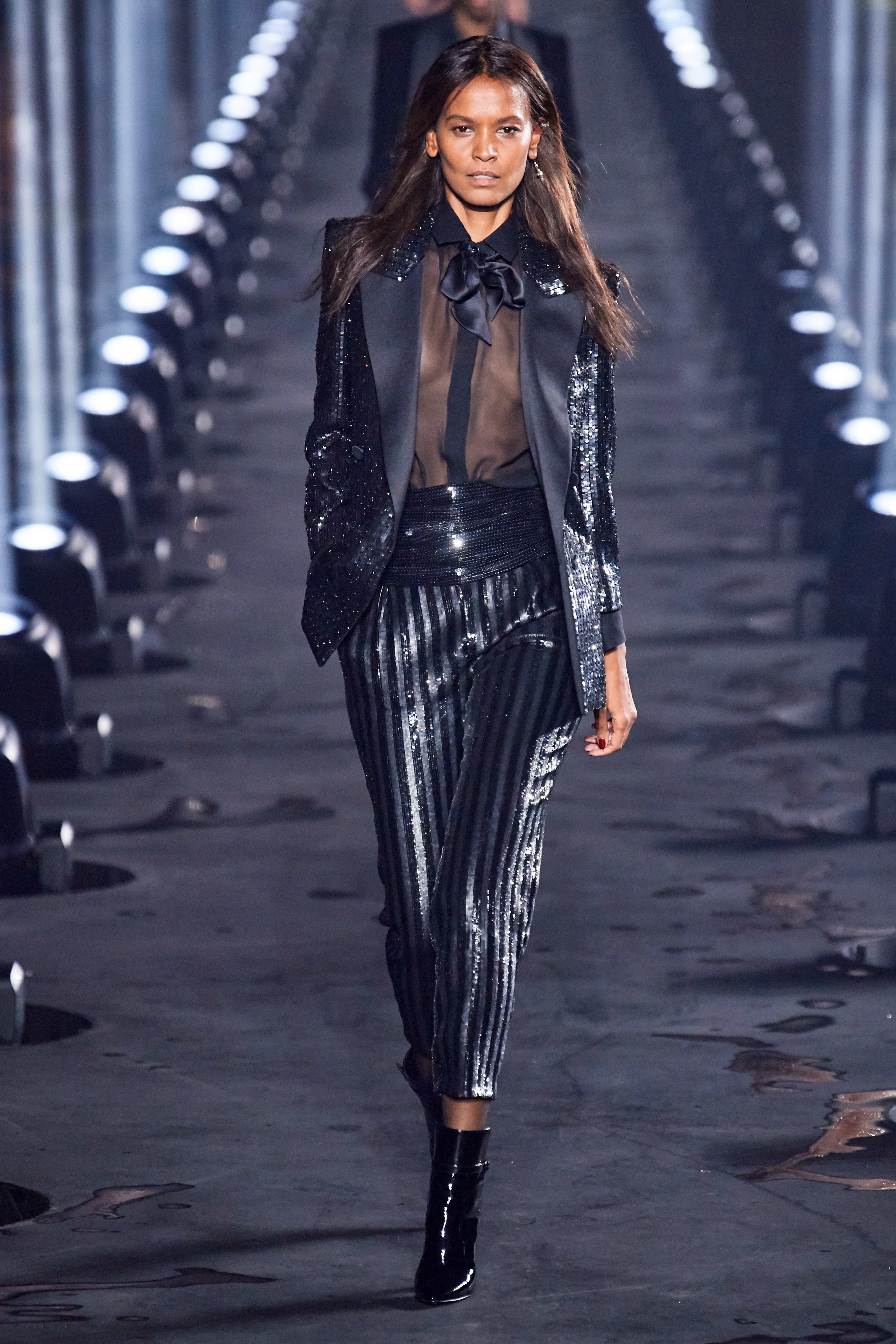 Saint Laurent Spring Summer 2020 SS2020 trends runway coverage Ready To Wear Vogue disco 3