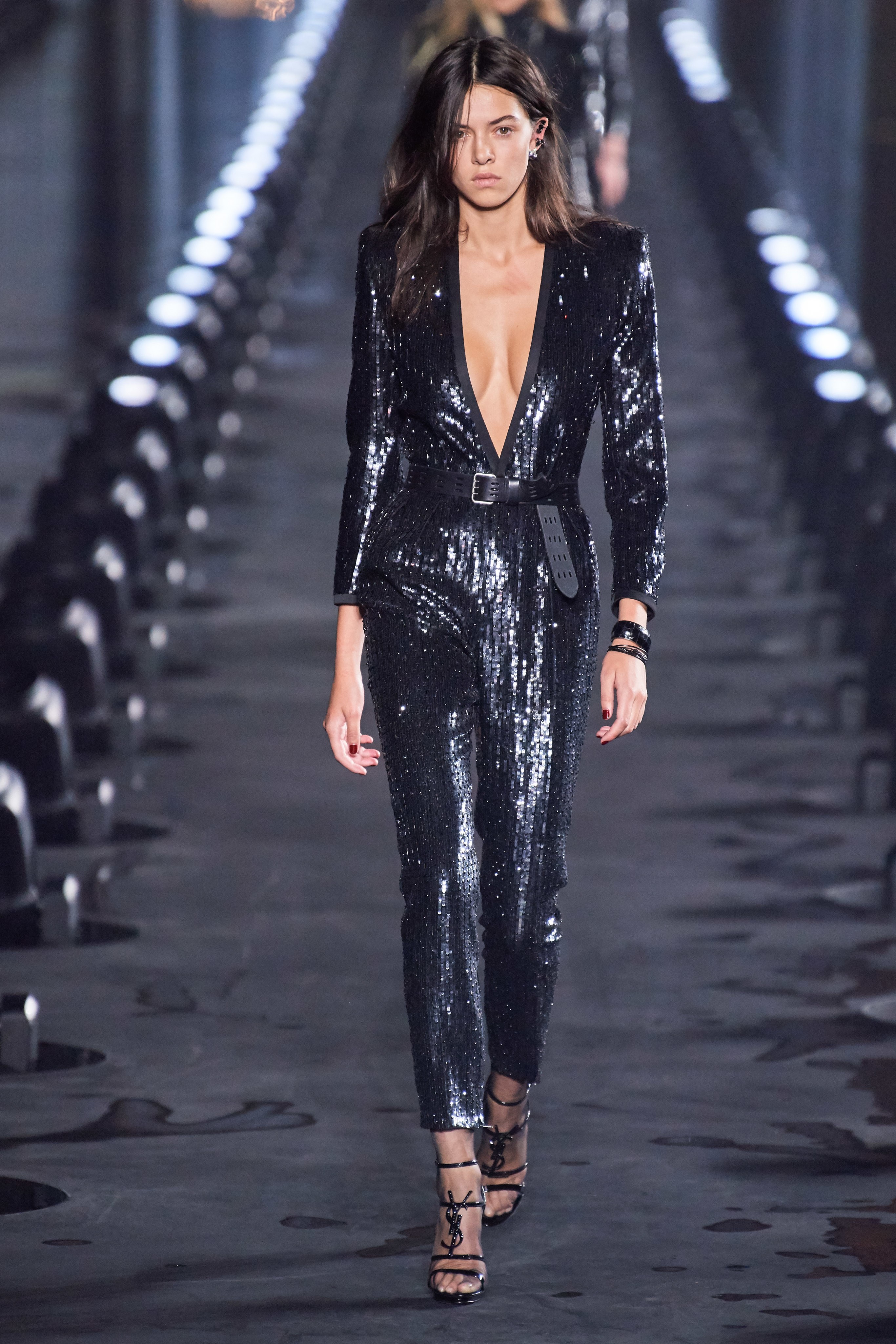 Saint Laurent Spring Summer 2020 SS2020 trends runway coverage Ready To Wear Vogue disco 3