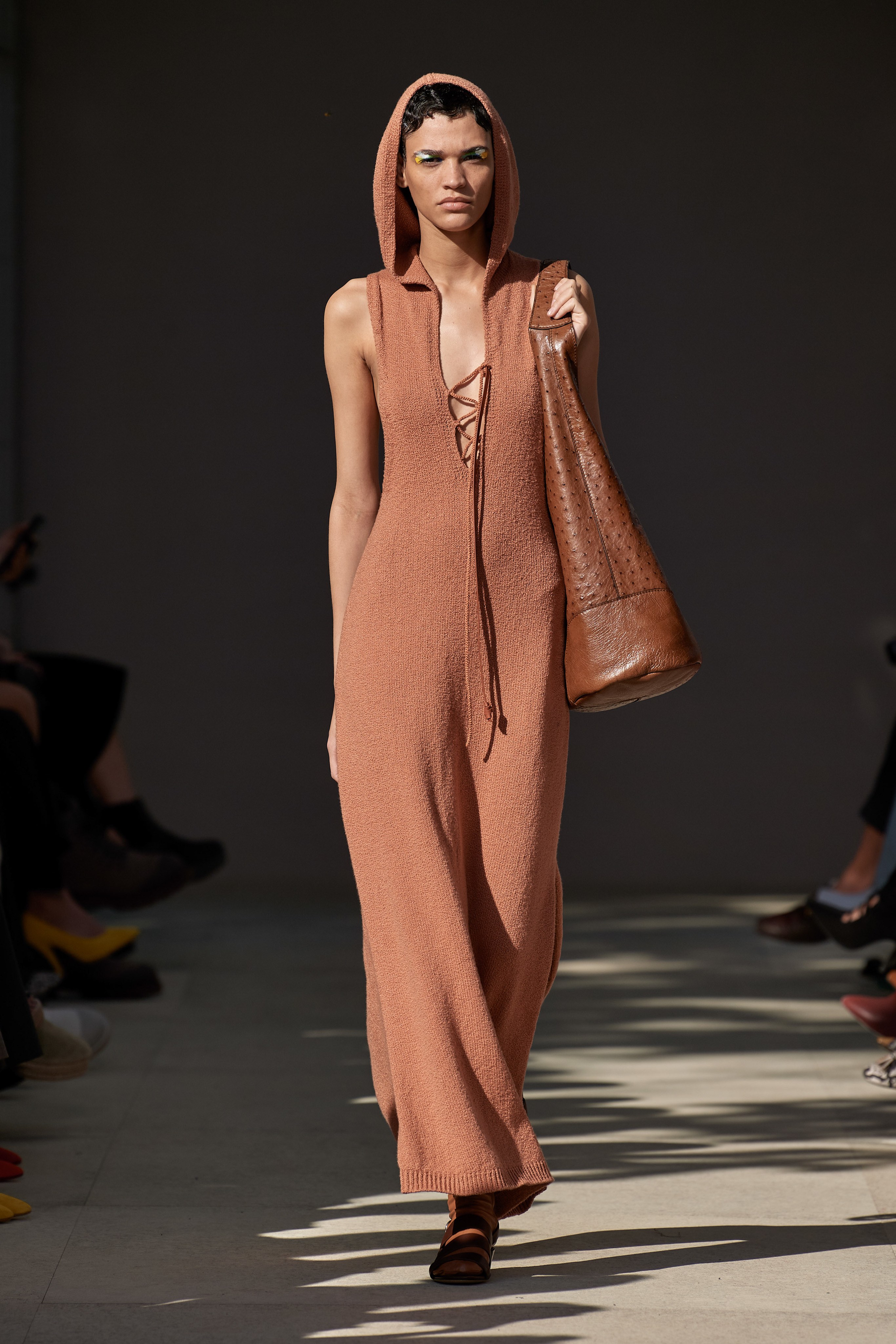 Salvatore Ferragamo Spring Summer 2020 SS2020 trends runway coverage Ready To Wear Vogue maron big bag