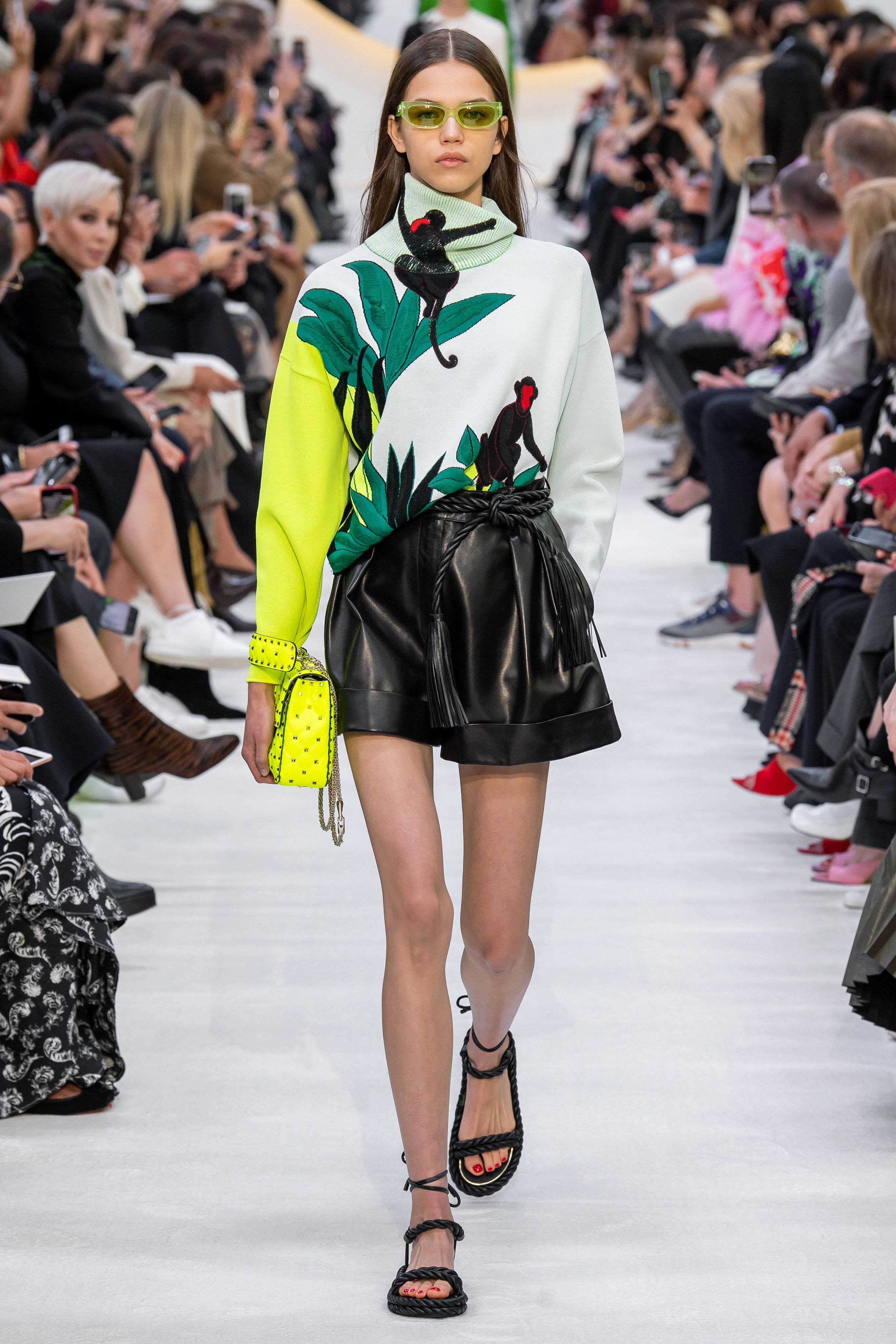 Valentino Givenchy Spring Summer 2020 SS2020 trends runway coverage Ready To Wear Vogue jungle rope belt