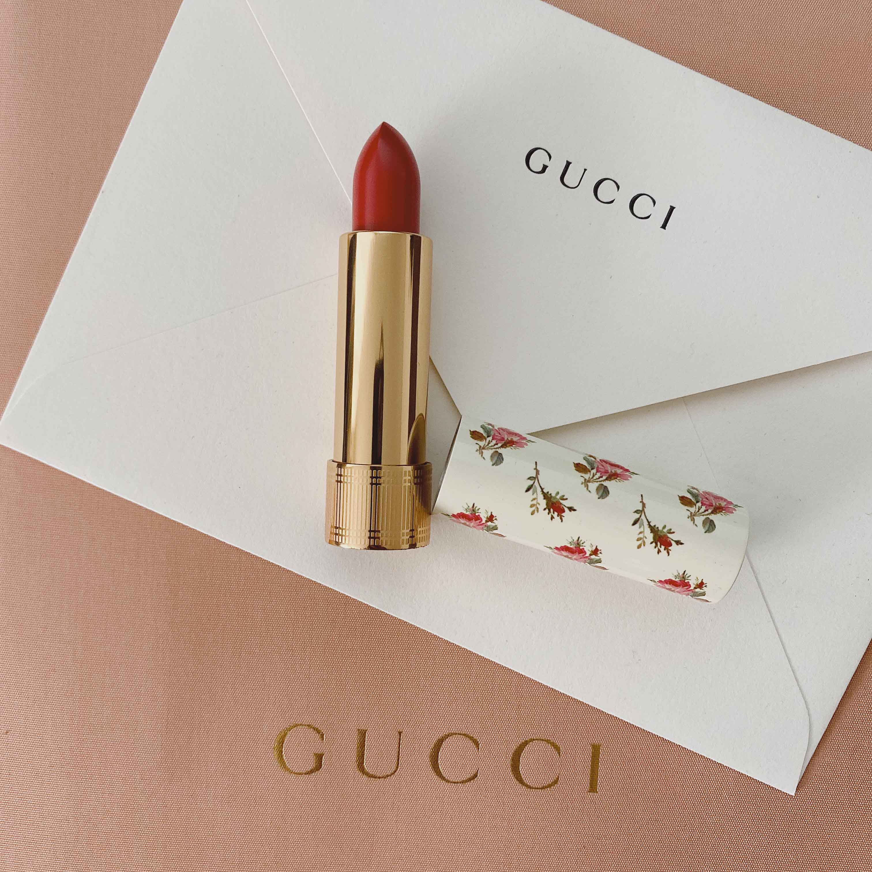 Valentine's day gift guide for women 2020 – Affordable luxury gift ideas - Gucci lipstick