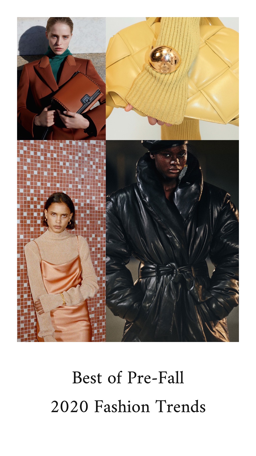 Best Pre-Fall 2020 fashion trends Ready To Wear Vogue Proenza Schouler, Nanushka, Bottega Veneta, Balmain, Sally La Pointe, Chanel