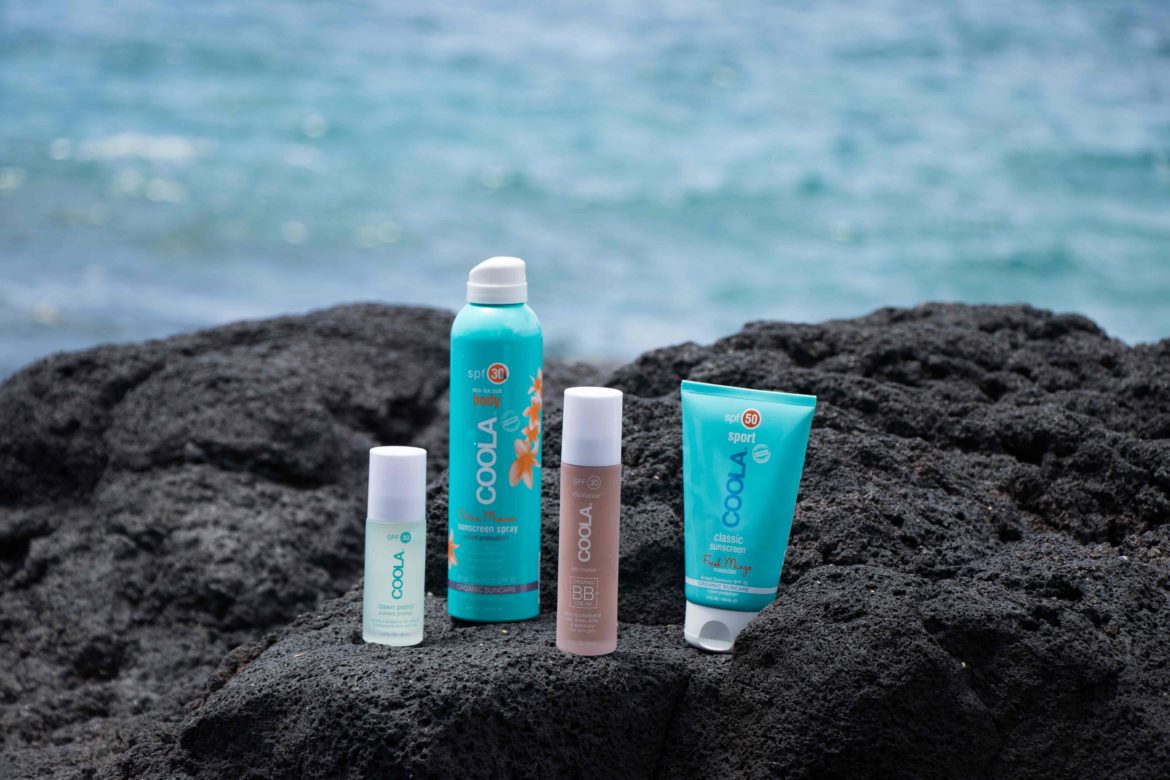 best natural sunscreen: Coola sunscreen. Learn more about these natural sunscreens containing 70% of certified organic ingredients. Coola Suncare Spray and Sport classic sunscreen, rosilliance. Learn more on on MODERSVP.com or pin to read it later.