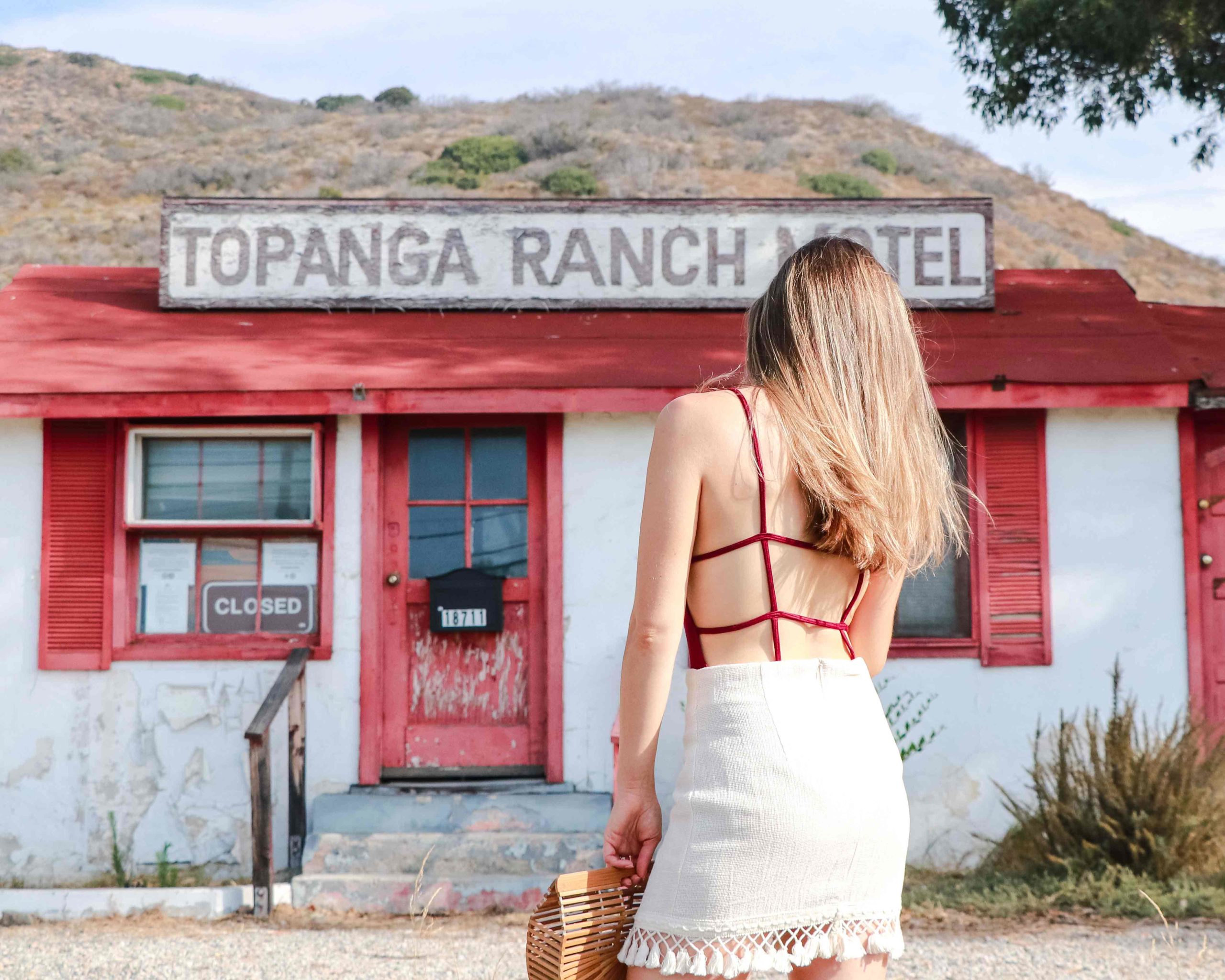 Topanga Ranch Motel - Strappy Back Bodysuit - UO - August Edit: Summer Swimsuit and Bodysuit to show your best back! More on Modersvp.com