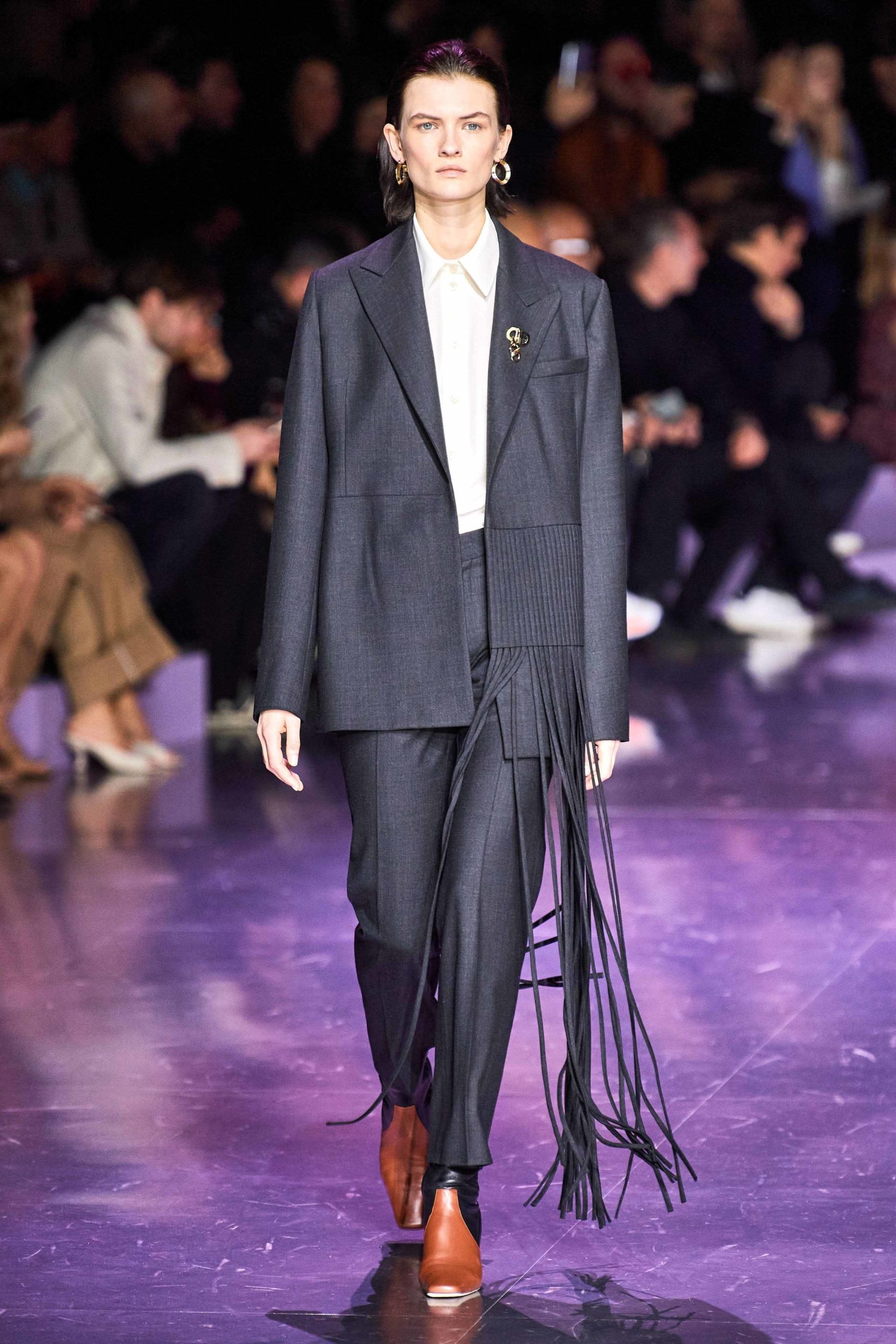 Boss Fall Winter 2020 trends runway coverage Ready To Wear Vogue fringe