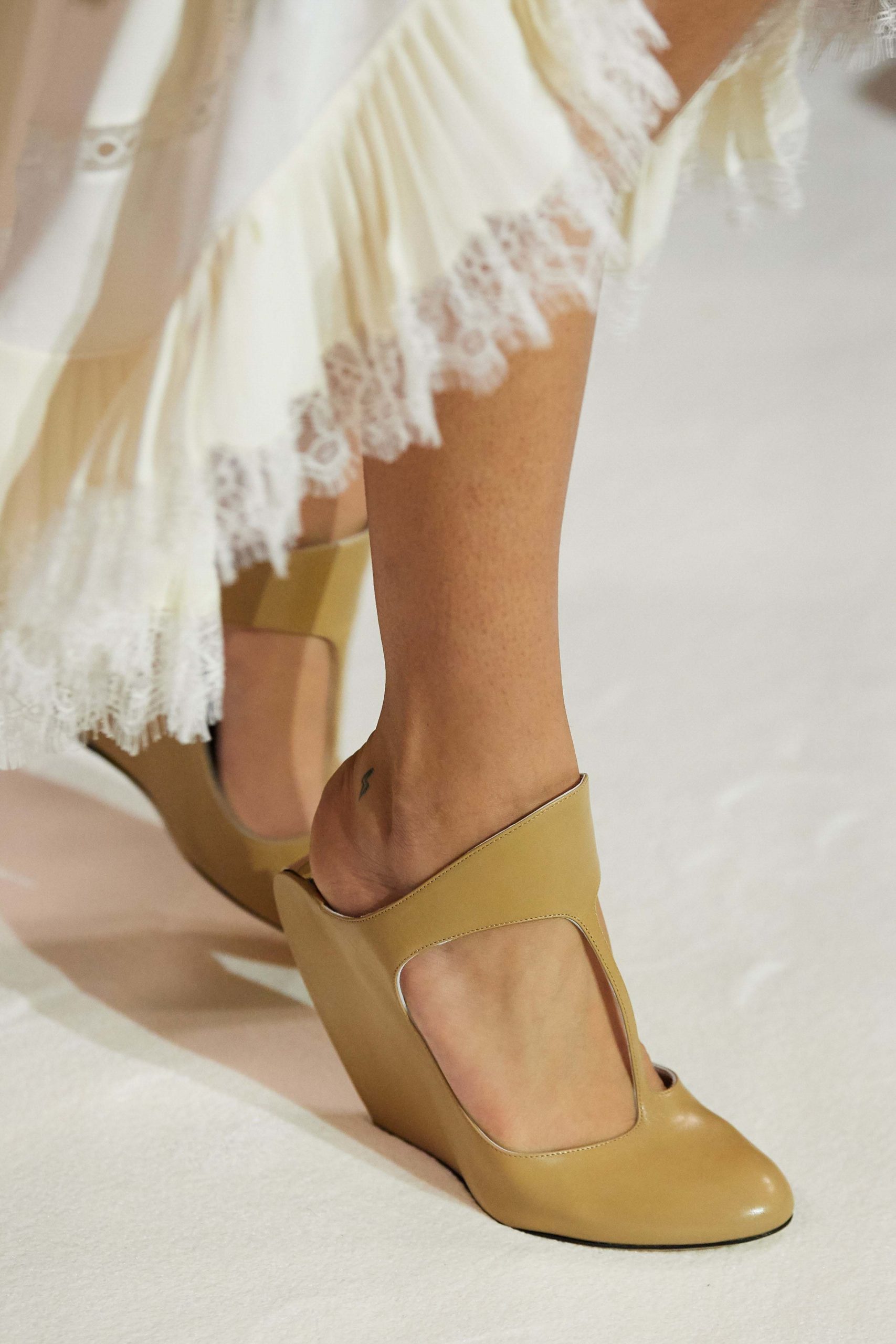 Lanvin Fall 2020 trends runway coverage Ready To Wear Vogue platform shoes