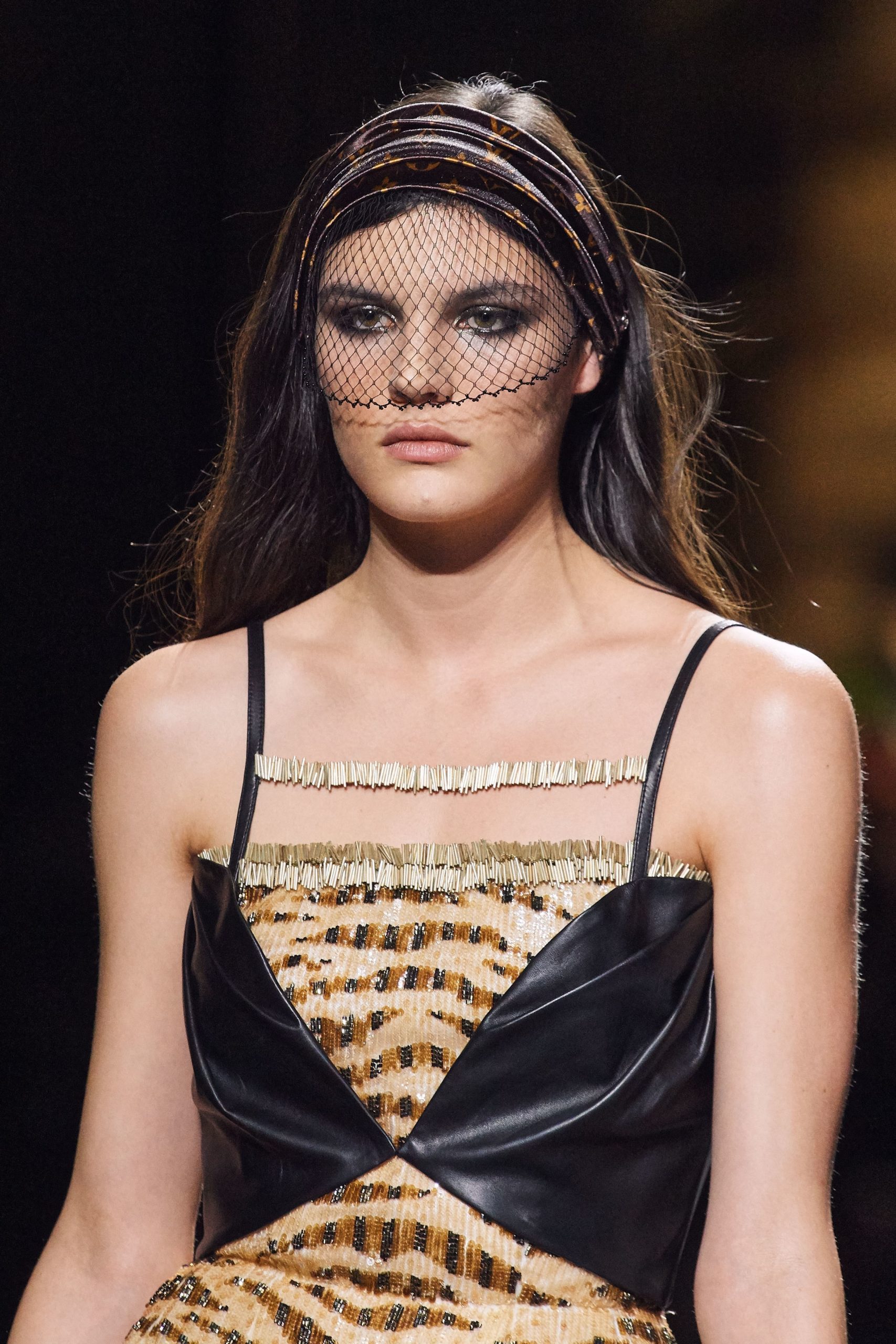 Louis Vuitton Fall 2020 trends runway coverage Ready To Wear Vogue veil trends Fall 2020