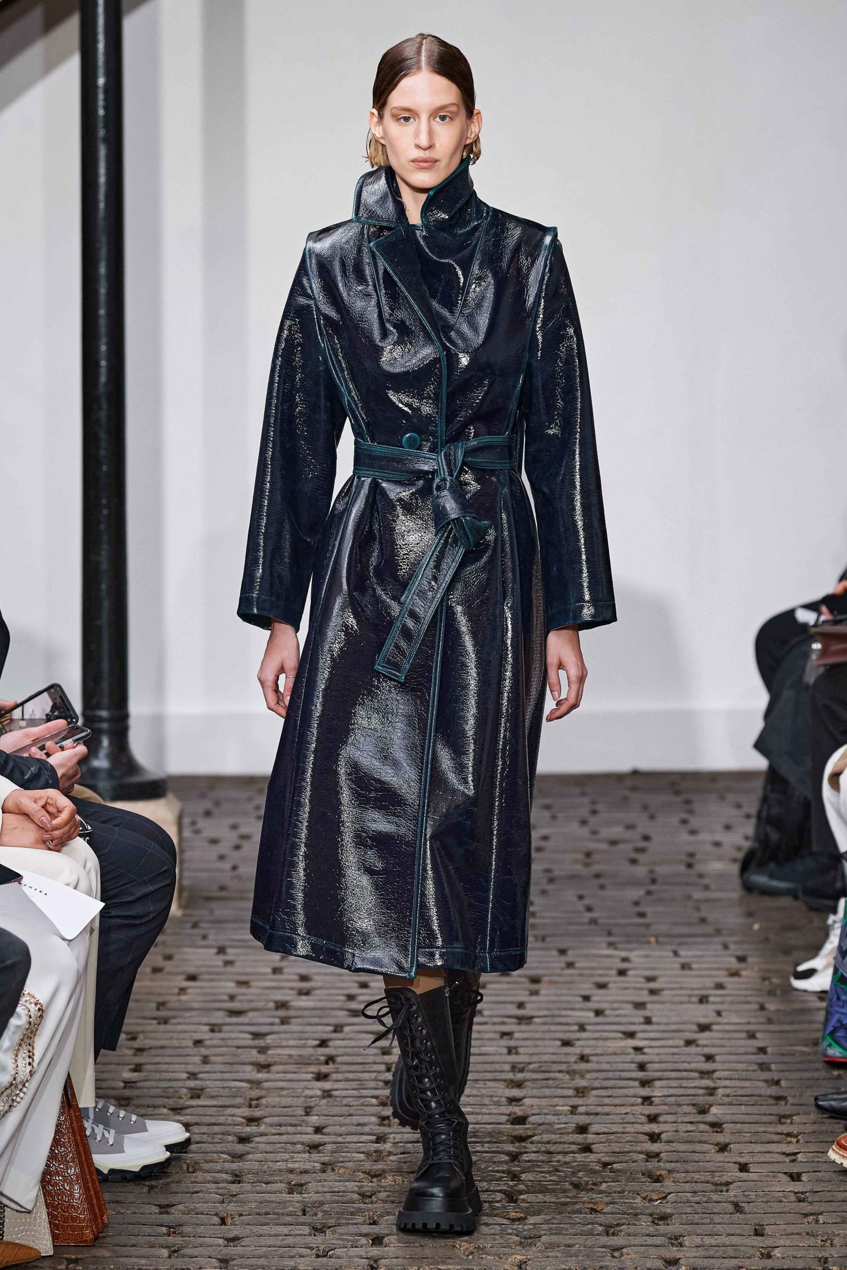 Nehera Fall 2020 trends runway coverage Ready To Wear Vogue leather patent luster glossy