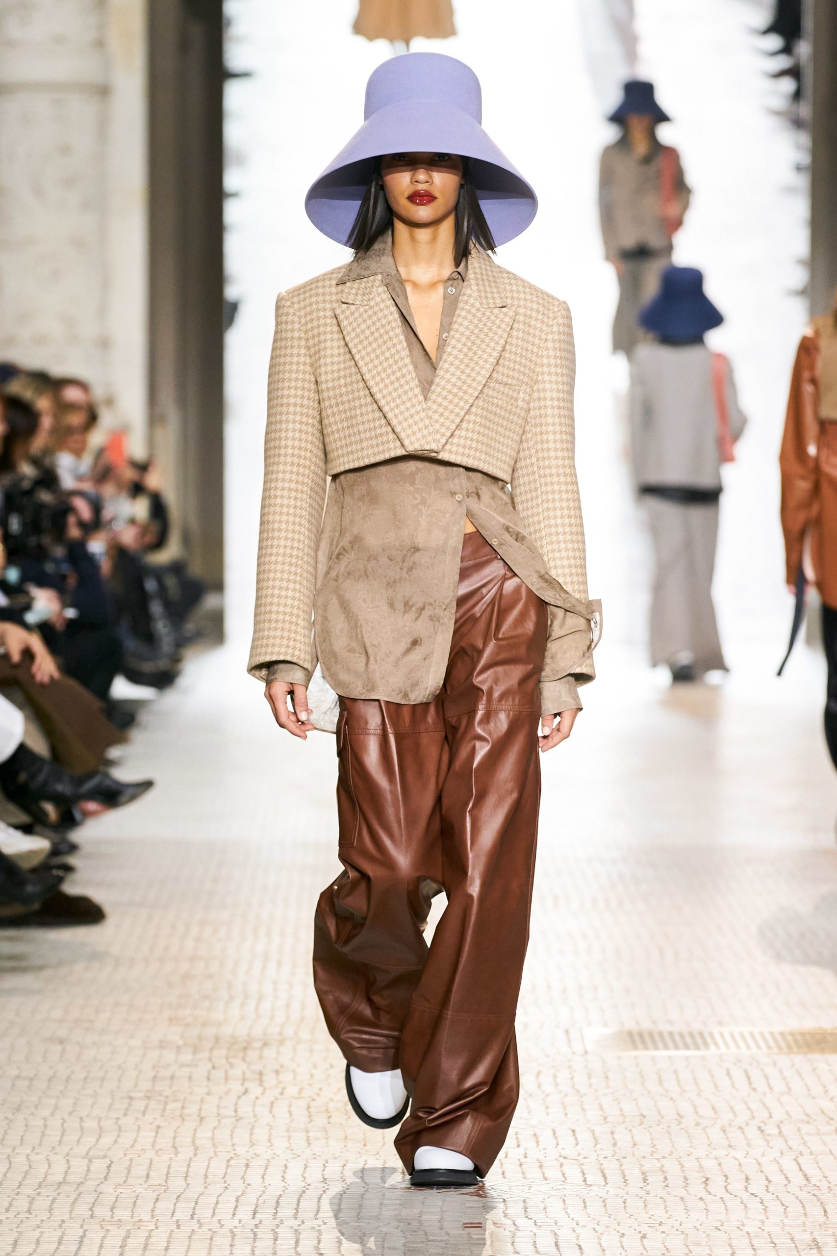 Nina Ricci Fall 2020 trends runway coverage Ready To Wear Vogue brown monochrome