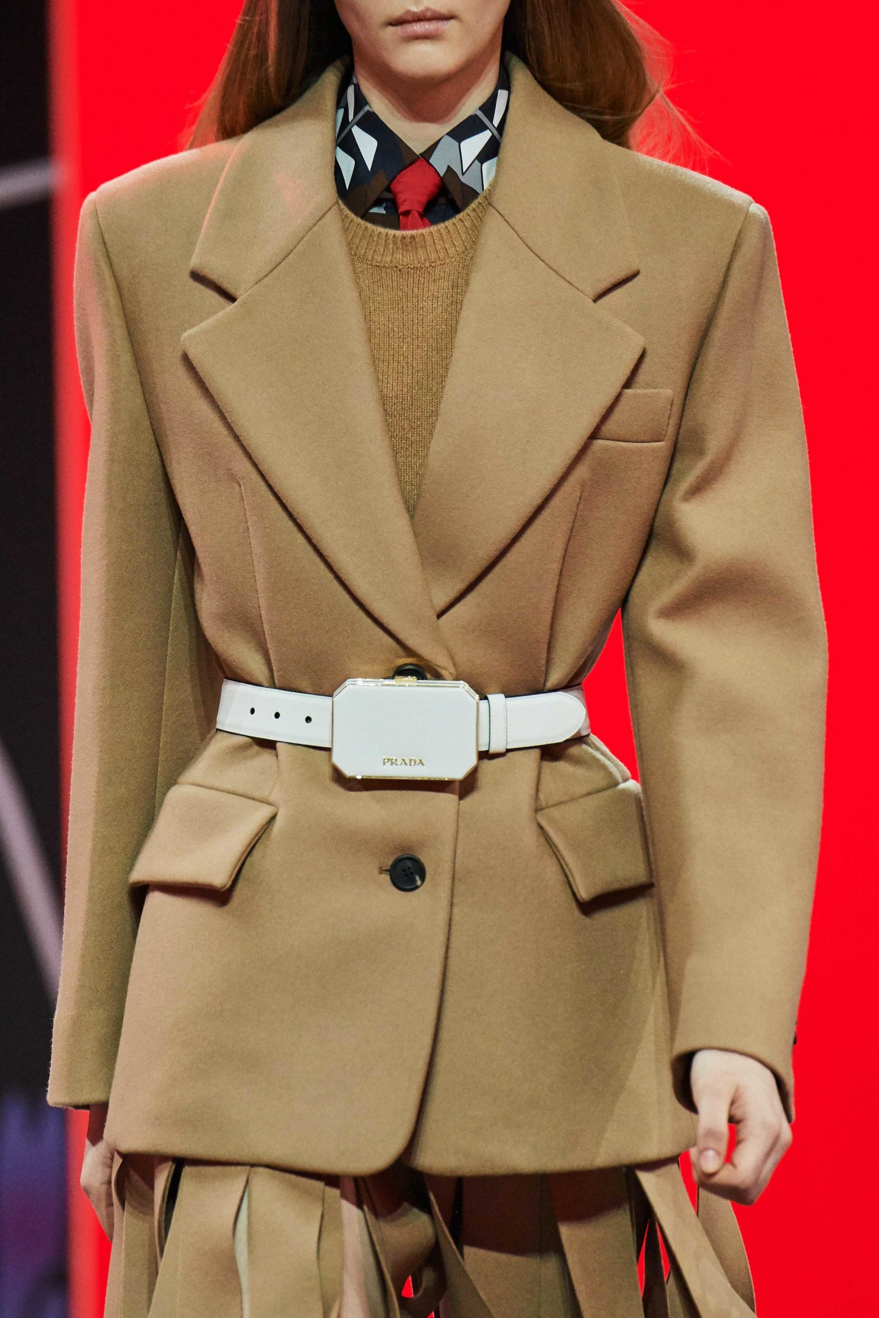 Prada Fall 2020 trends runway coverage Ready To Wear Vogue belt 3
