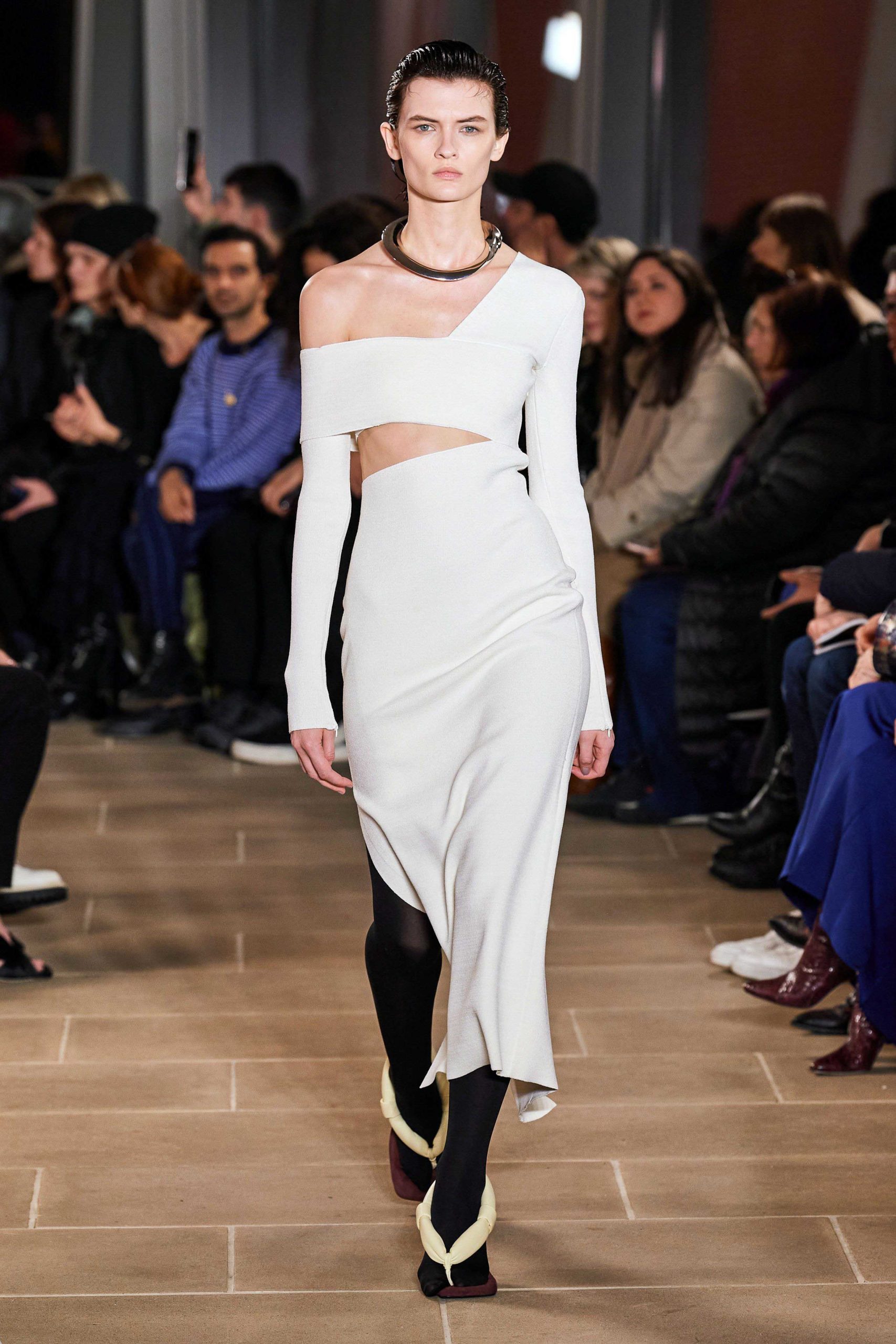 Proenza Schouler Fall 2020 trends runway coverage Ready To Wear Vogue shoulder and cut out