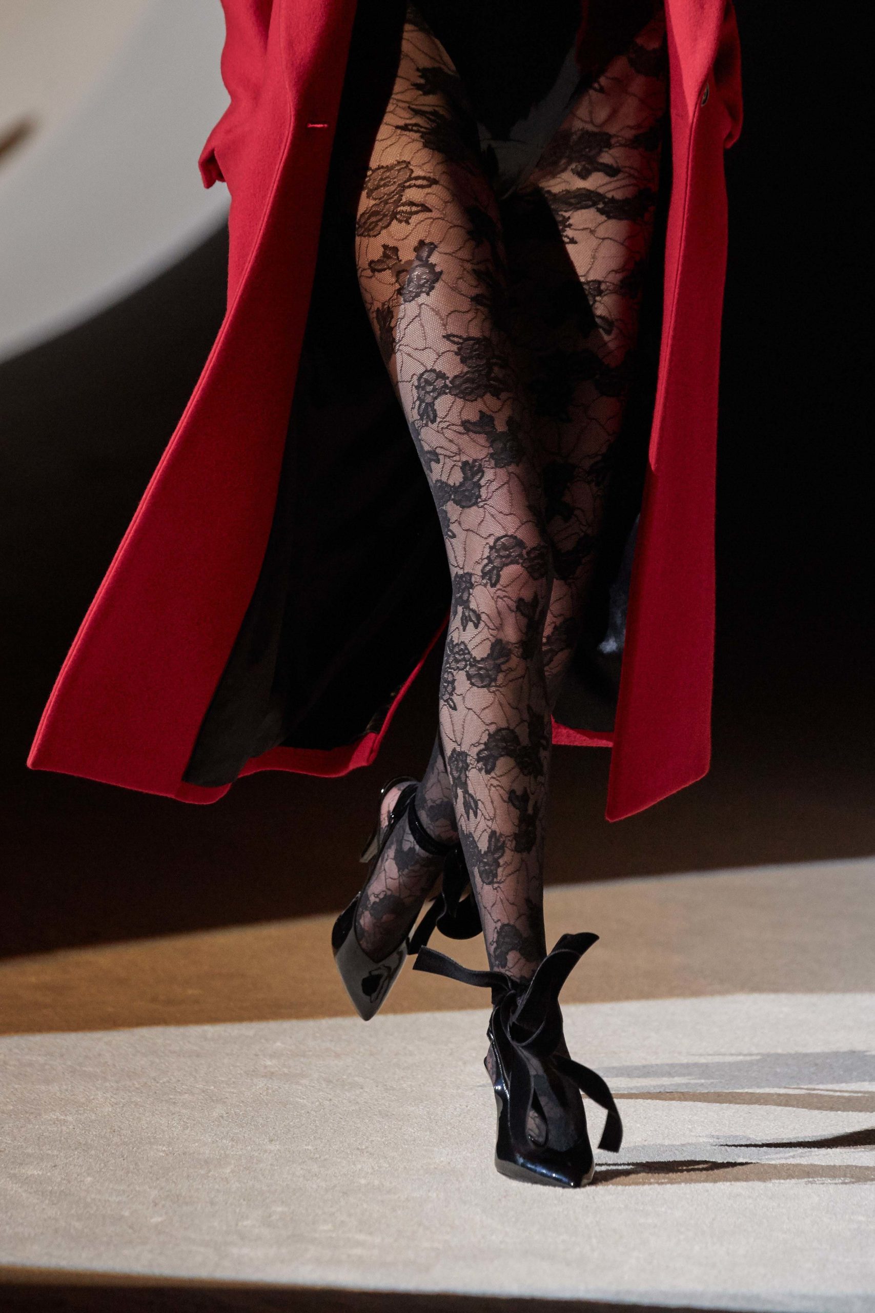 Saint Laurent Fall 2020 trends runway coverage Ready To Wear Vogue tights