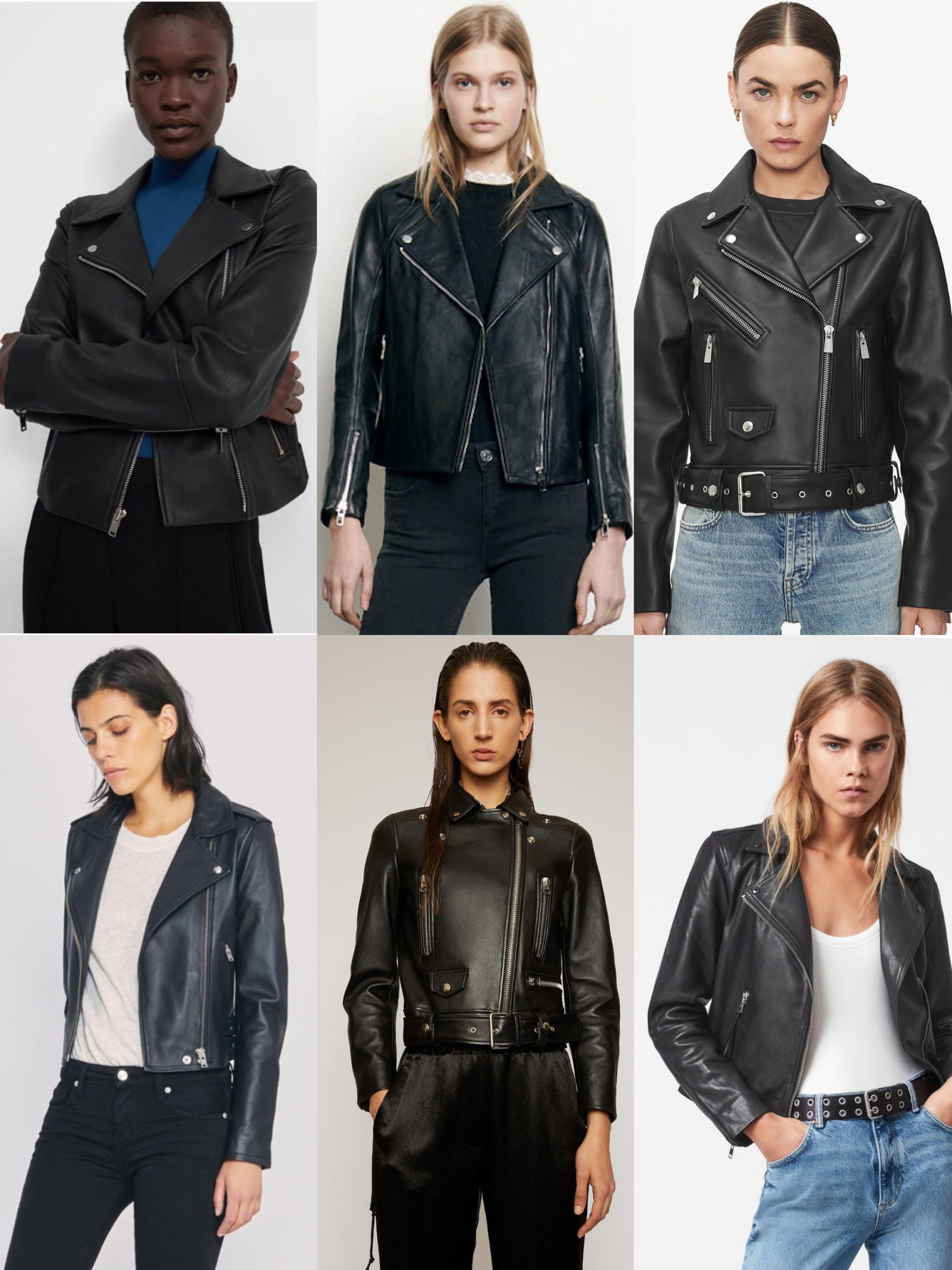 Parisian style Best Black Leather Jackets For Women