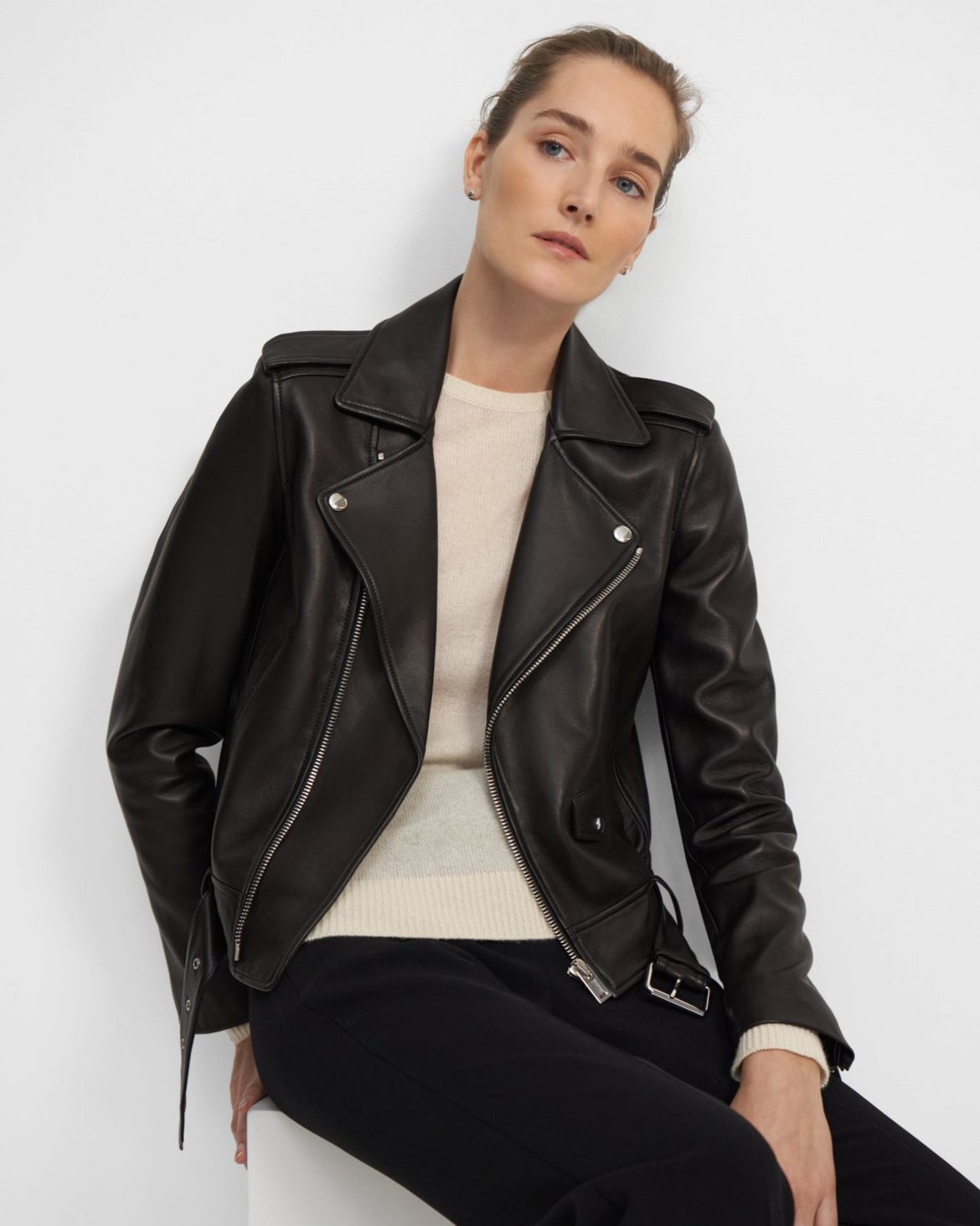 French Style: Best leather jacket for woman to wear now and forever ...