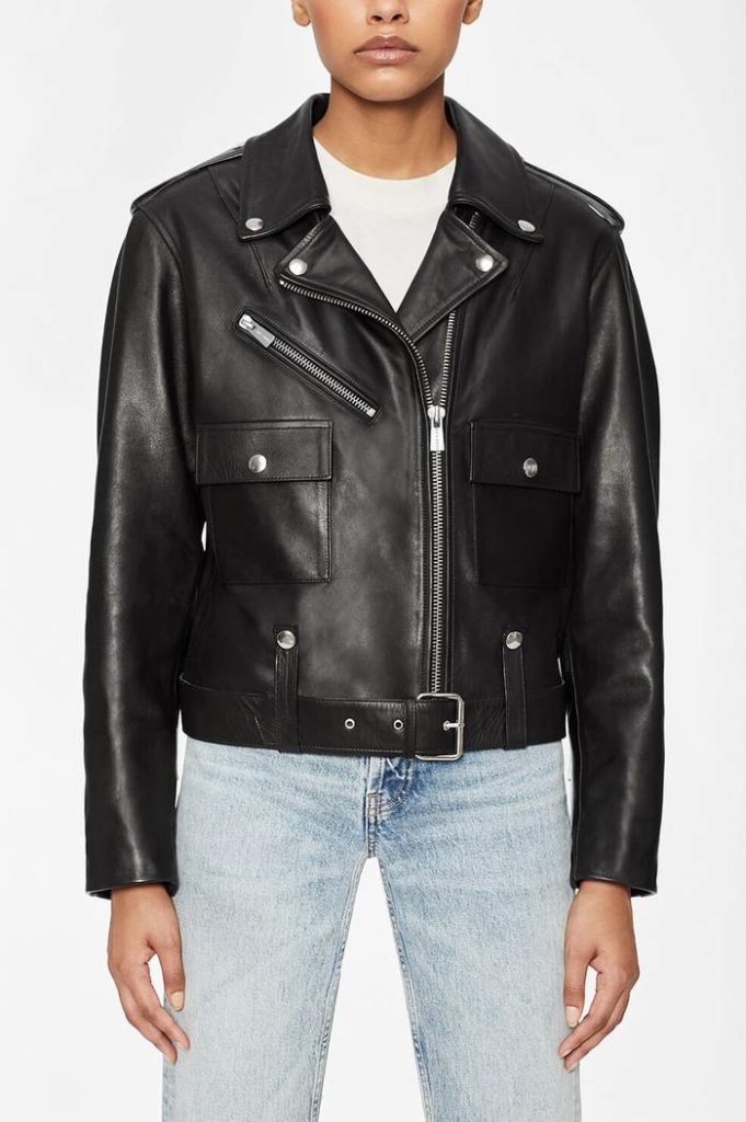 Edgy style leather chic: Best 10 anine bing pieces to wear all year round. Anine Bing Maverick Jacket