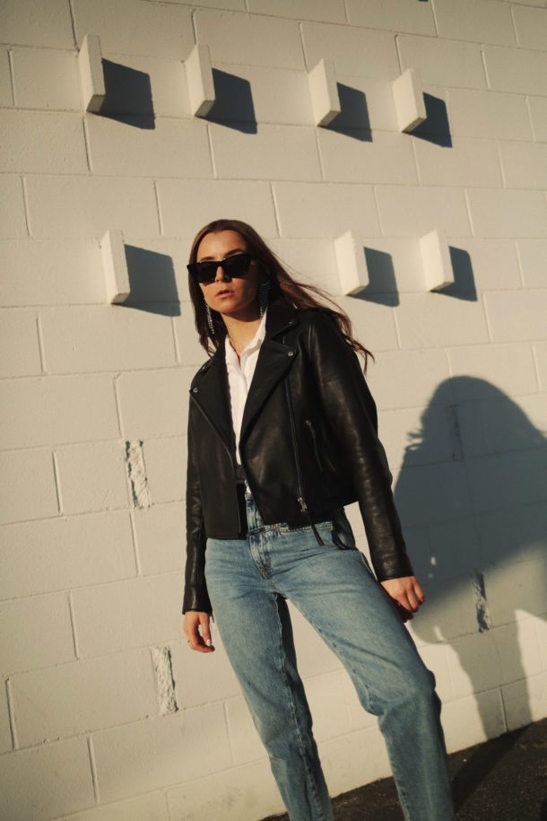 Best affordable leather jacket: Sezane Zig leather jacket review - Mode ...