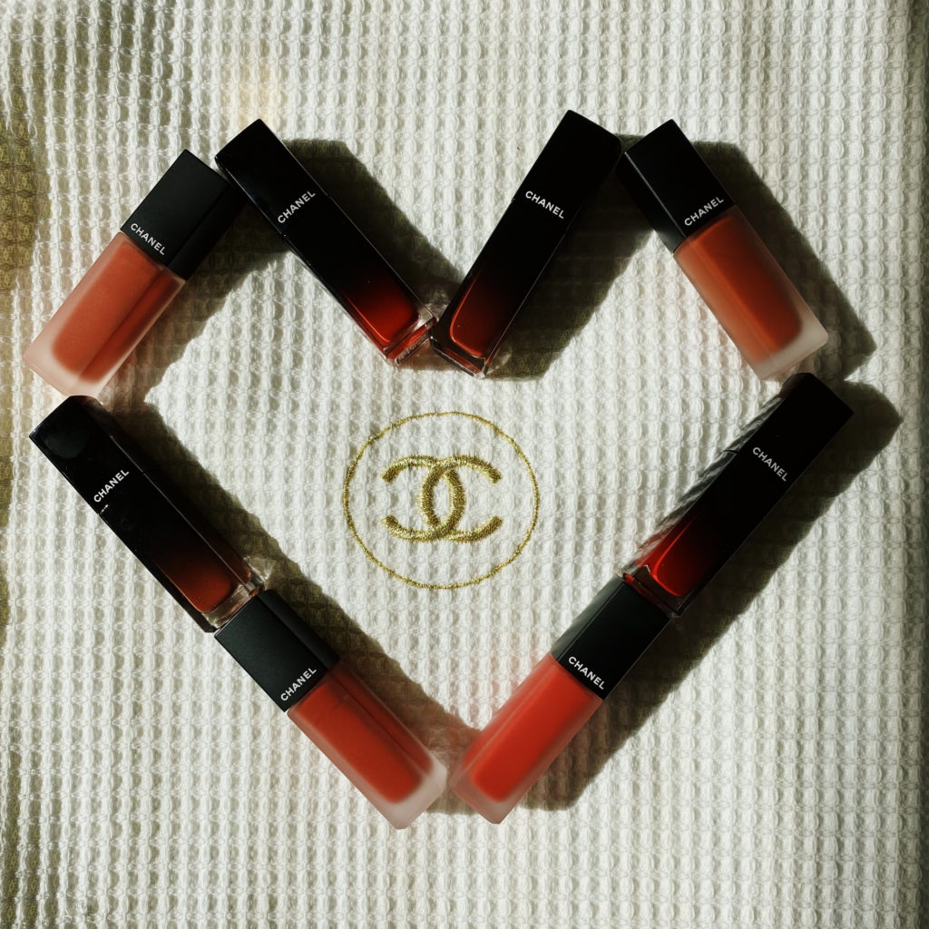 Chanel rouge allure laque liquid lipstick matte and shiny Chanel fall winter 2021 make up welovecoco we love coco julia comil vogue vogue paris