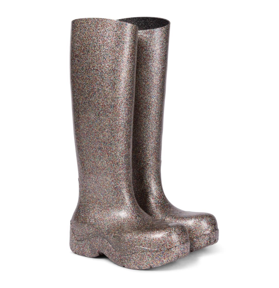 Bottega Veneta tall Rubber Boots shiny