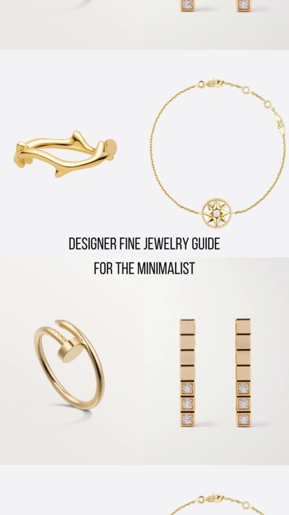 designer fine jewelry guide below $2000 for the minimalist woman by Julia Comil French fashion influencer