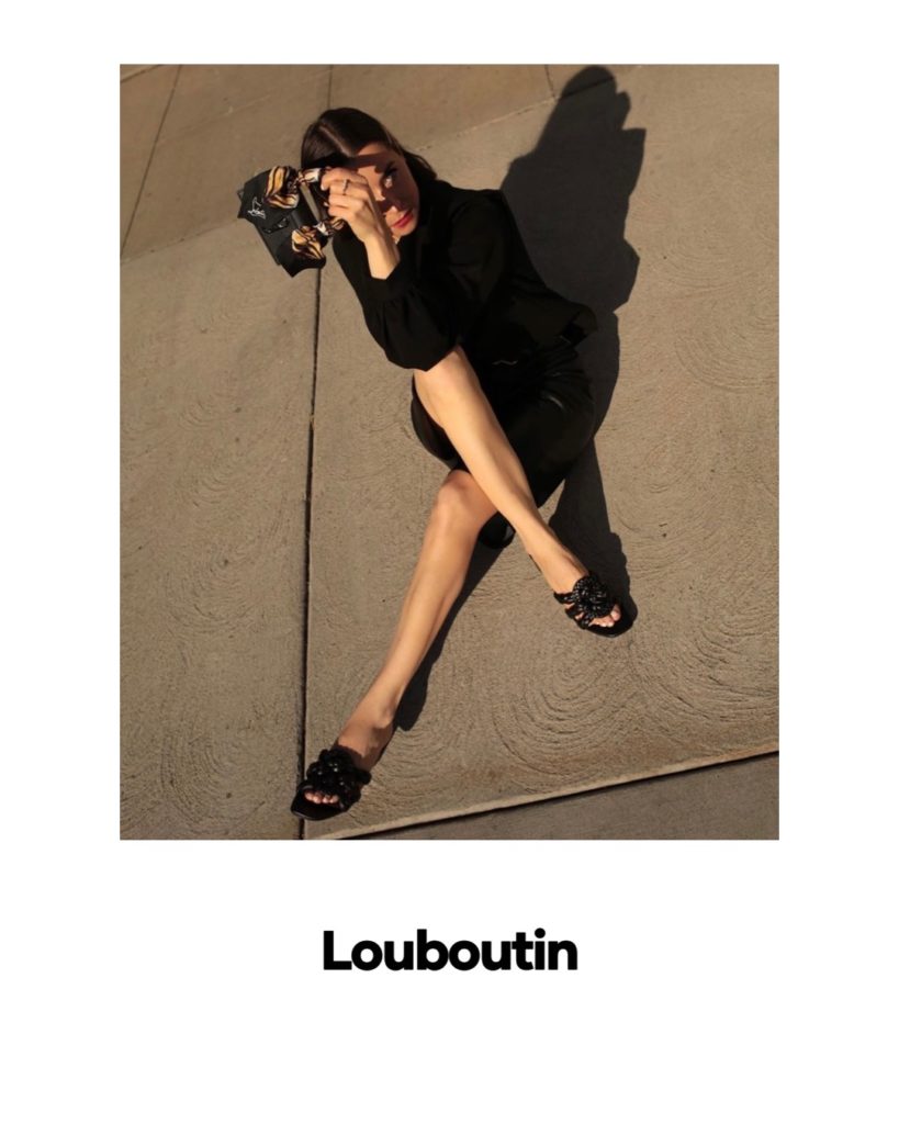 luxe influencer julia comil luxury christian louboutin designer shoes luxury shoes portfolio