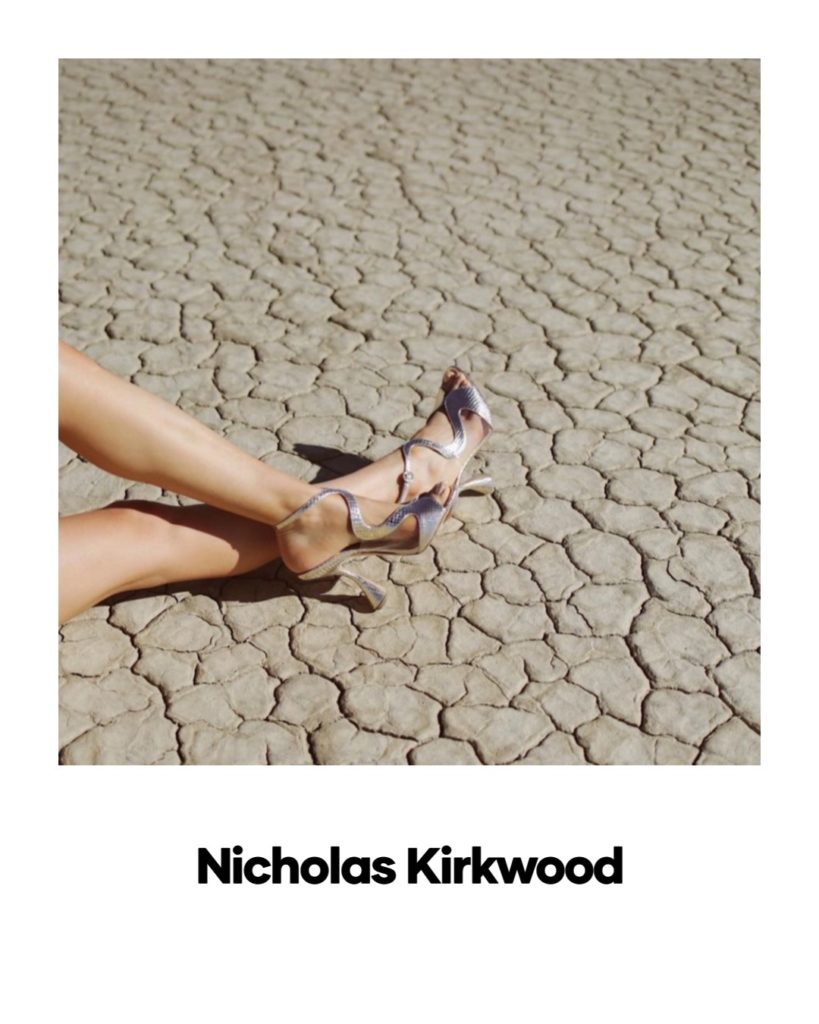 Luxury shoes fashion influencer julia comil portfolio nicholas kirkwood