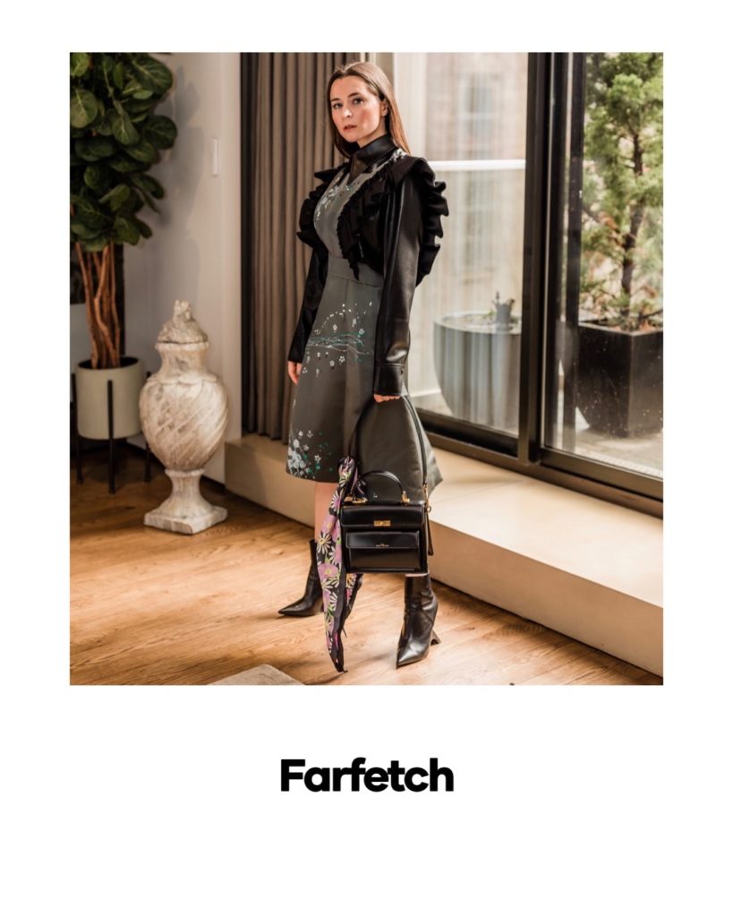 luxury fashion influencer farfetch fashion week julia comil portfolio