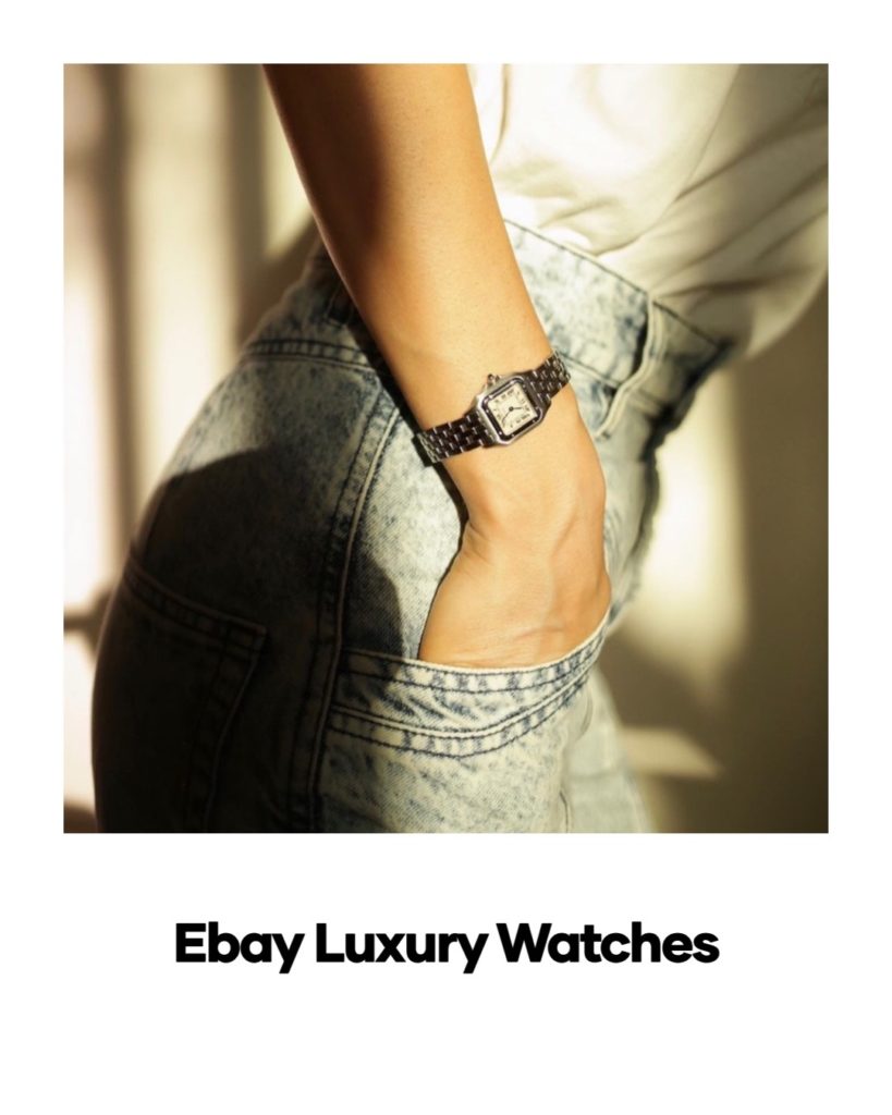 Luxury watch luxury influencer julia comil ebay vintage portfolio