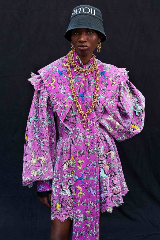 80s' fashion revival Best Spring Summer 2022 runway trends Patou Vogue Runway floral paris fashion week