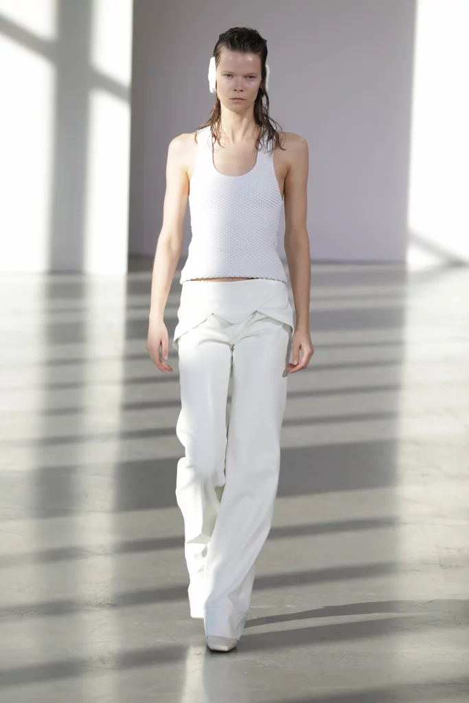 Fall Winter 2022 2023 Runway report: Best fashion trends white tank tee-Bevza-Fall-22-rtw-credit-brand