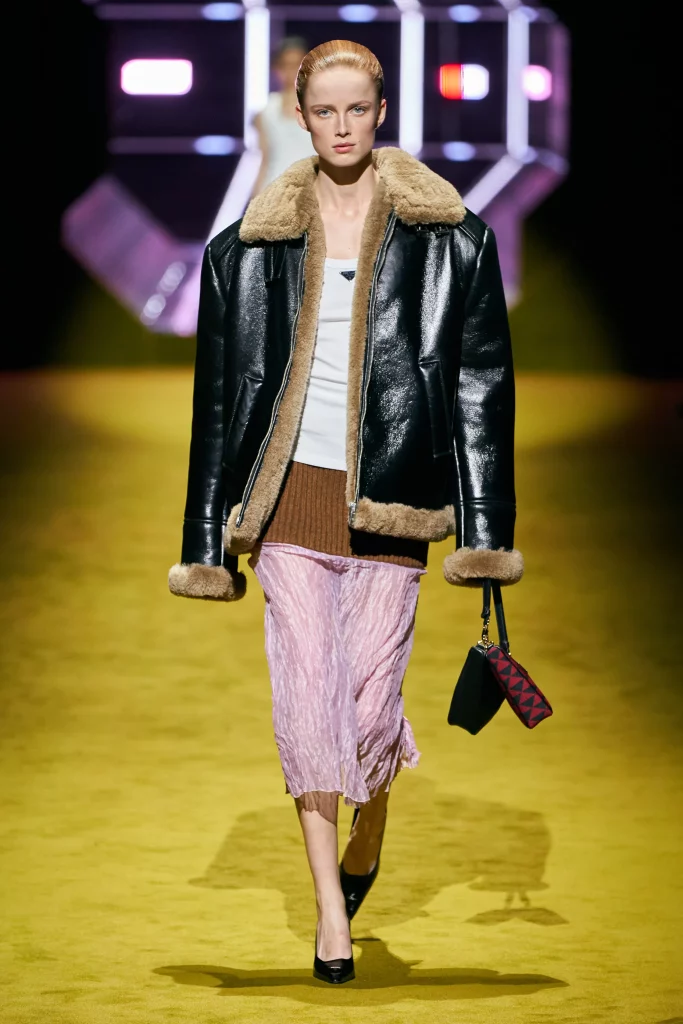Fall Winter 2022 Runway report: Best fashion trends Prada sherpa shearling