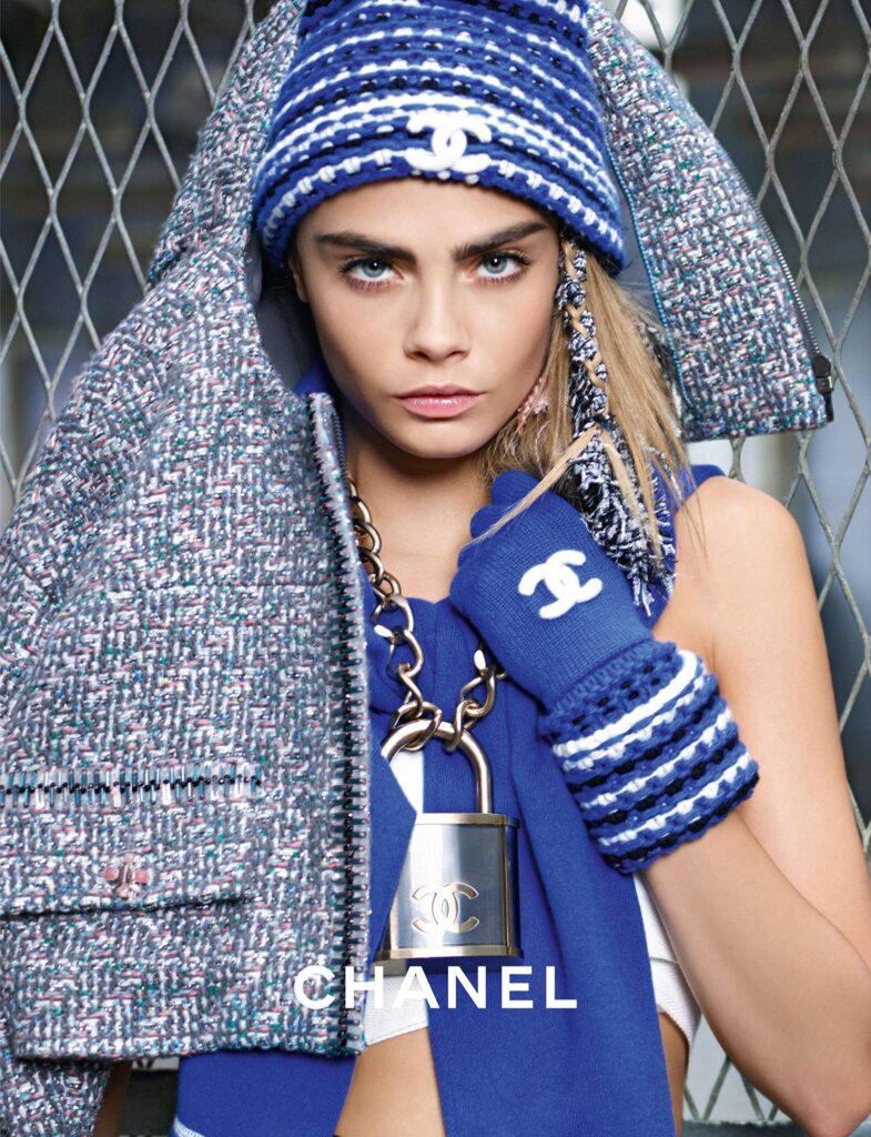 Chanel Cara Delevingne Coco Coach Fall Winter 2014 Karl Lagerfeld