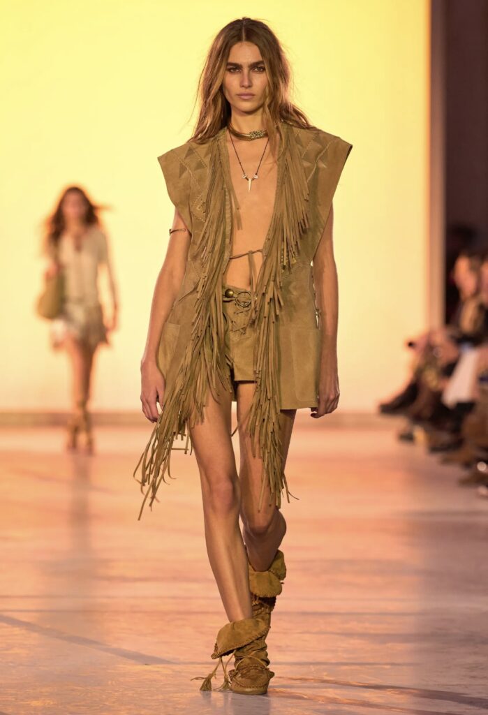 Top 2025 Fashion Trends as per the runway Boho chic Spring Summer 2025 Isabel Marant